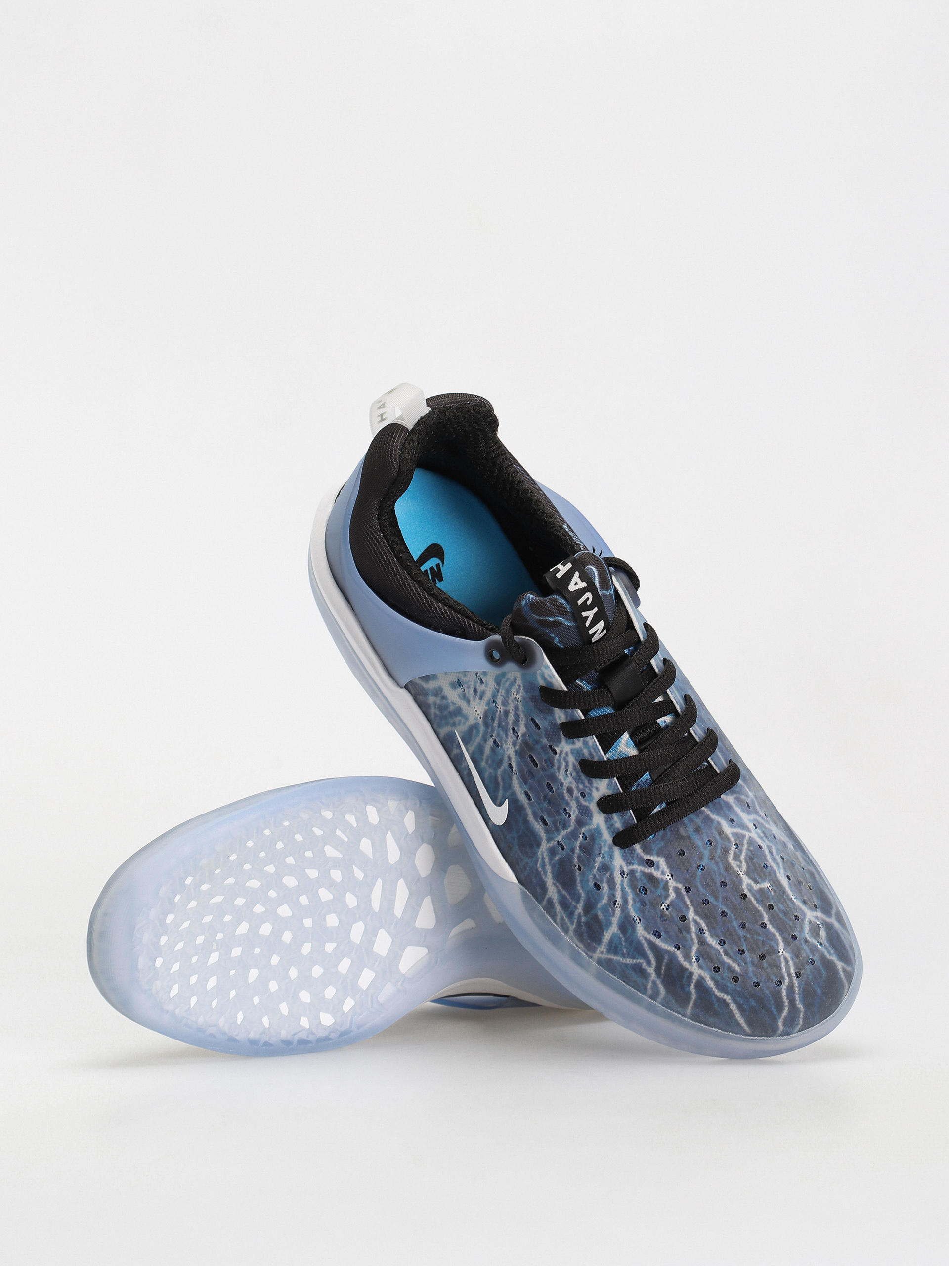 Nike SB SB Nyjah 3 Premium Cipők (black/white deep royal white)