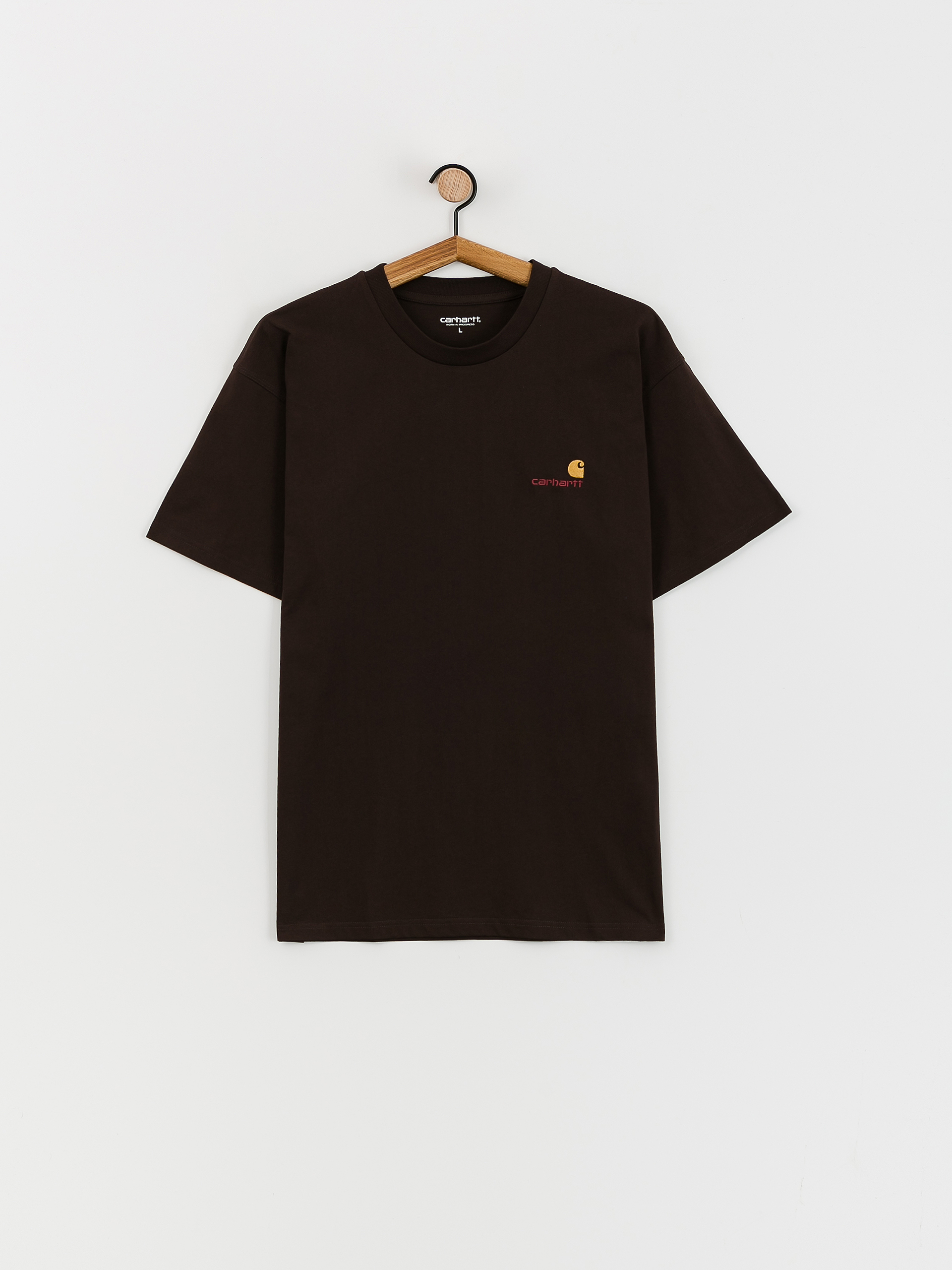 Carhartt WIP American Script Póló (tobacco)