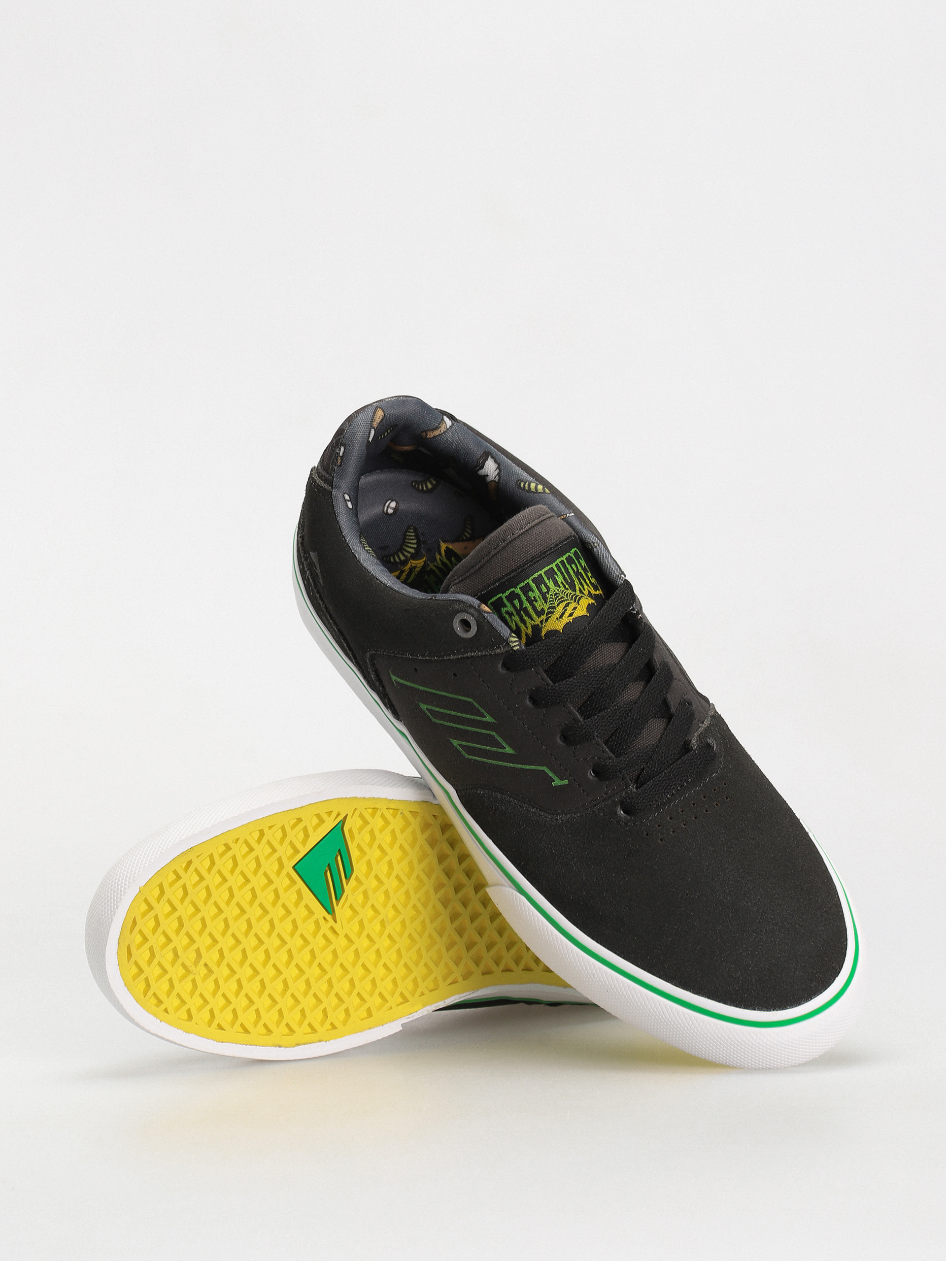Emerica The Low Vulc X Creature Cipők (charcoal)
