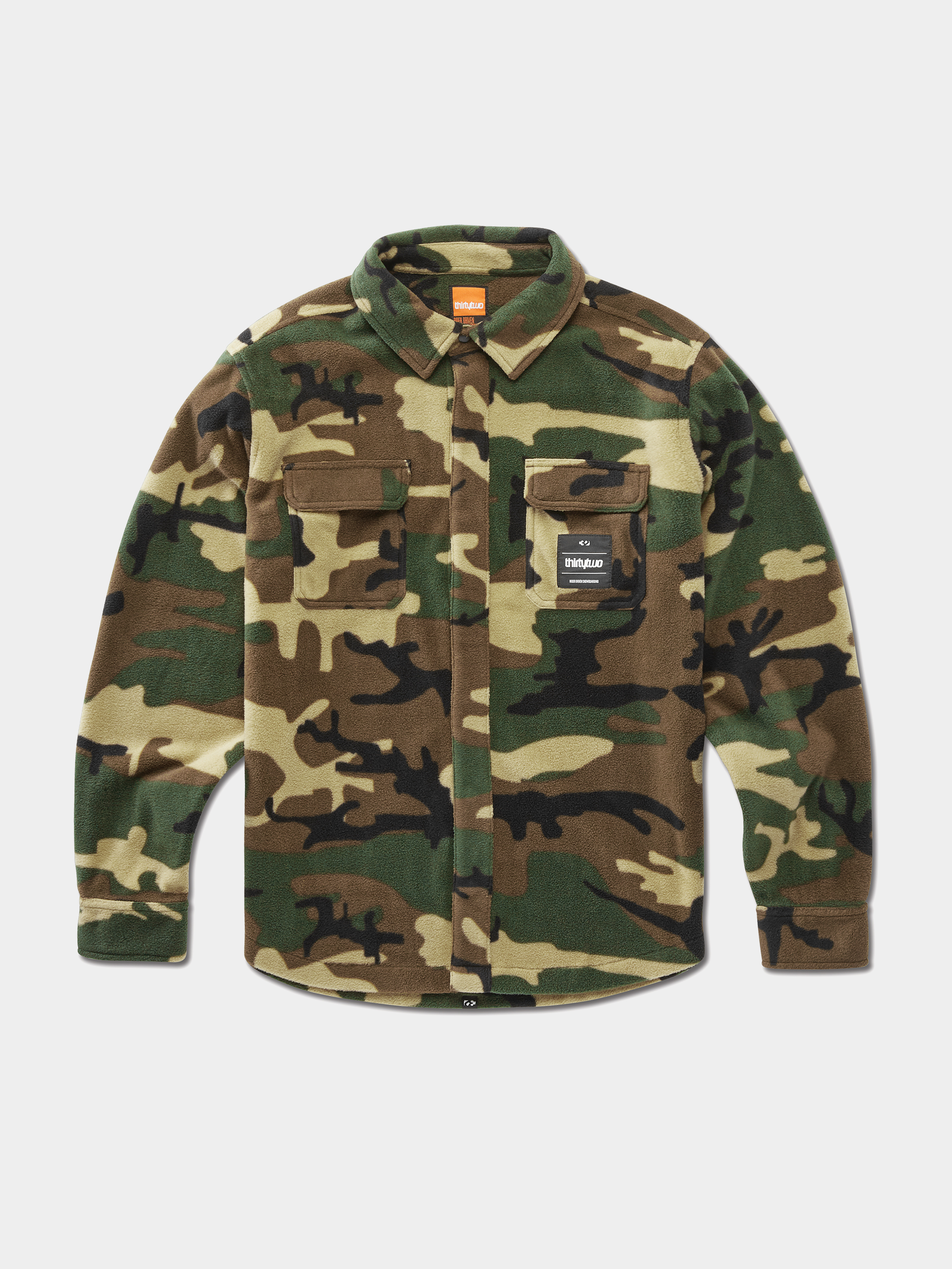 Férfi ThirtyTwo Rest Stop Shirt Thermo pulóver (camo)