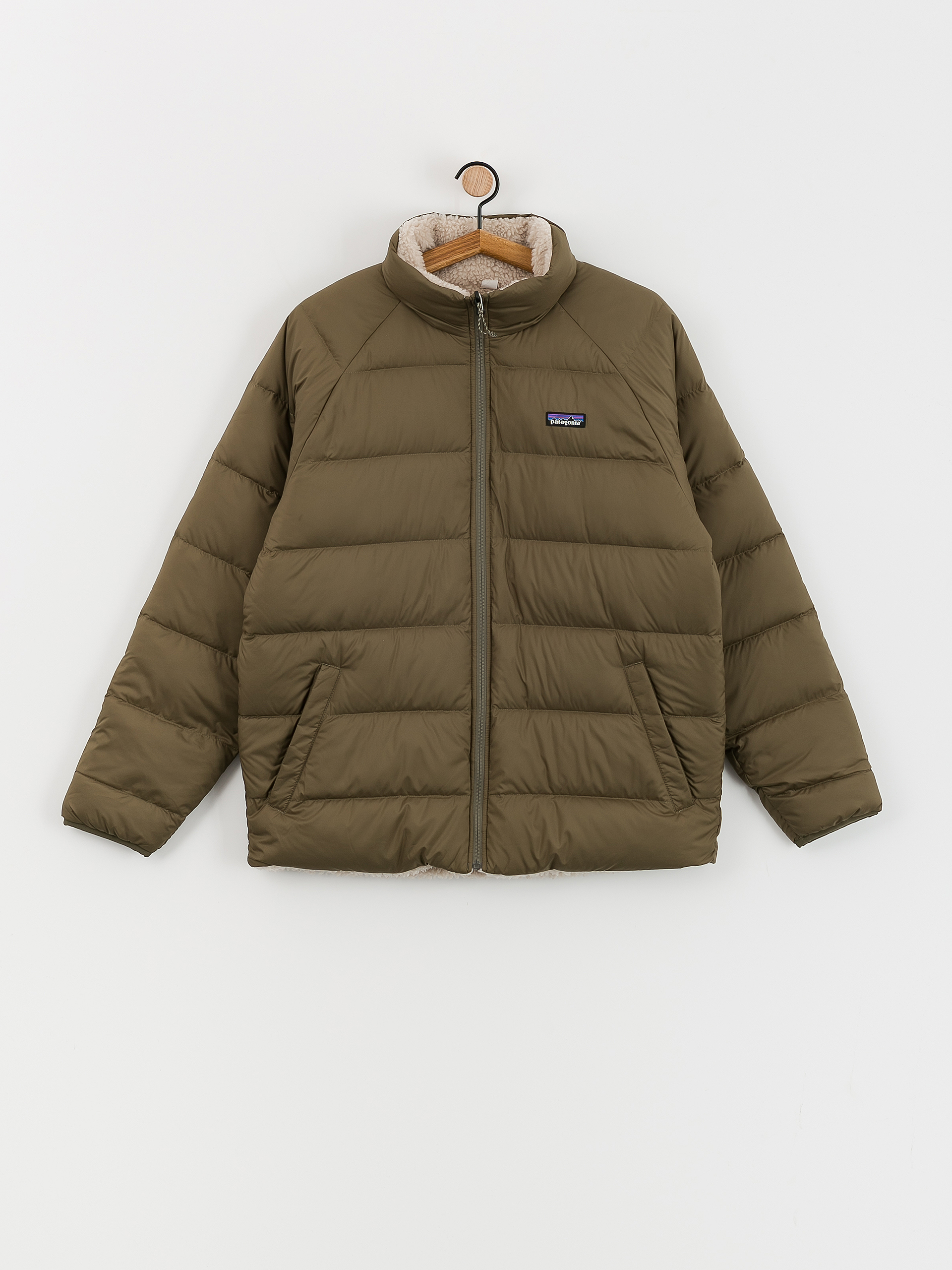 Patagonia Reversible Silent Down Dzseki (basin green)