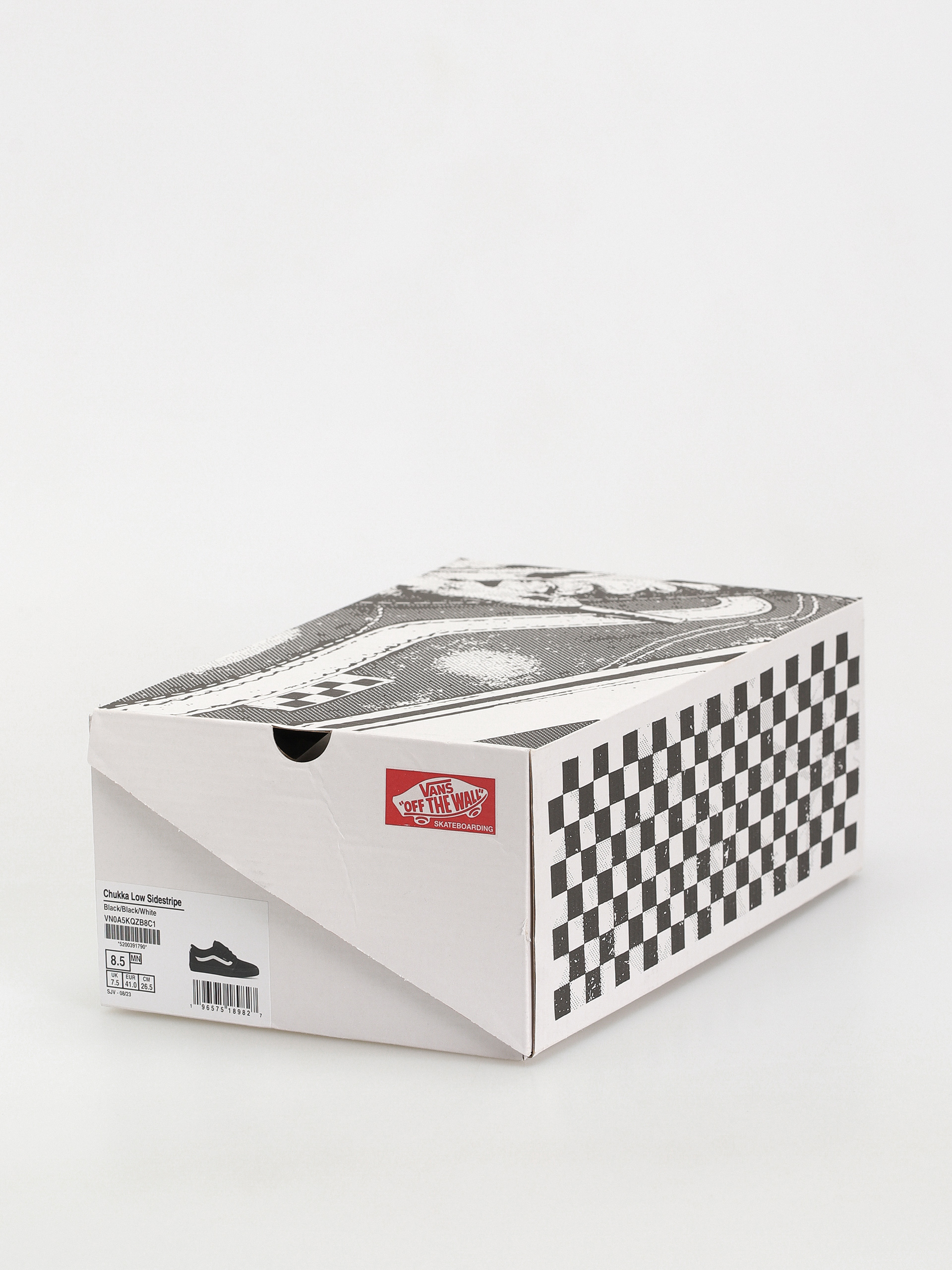 Vans Chukka Low Sidestripe Cipők (black/black/white)