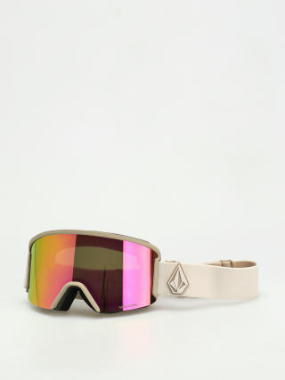 Volcom Garden Snowboard szemüveg (khakiest/sand/pink chrome+bl yellow)