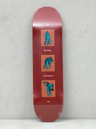 The National Skateboard Co Office Politics Gördeszka lap (red)