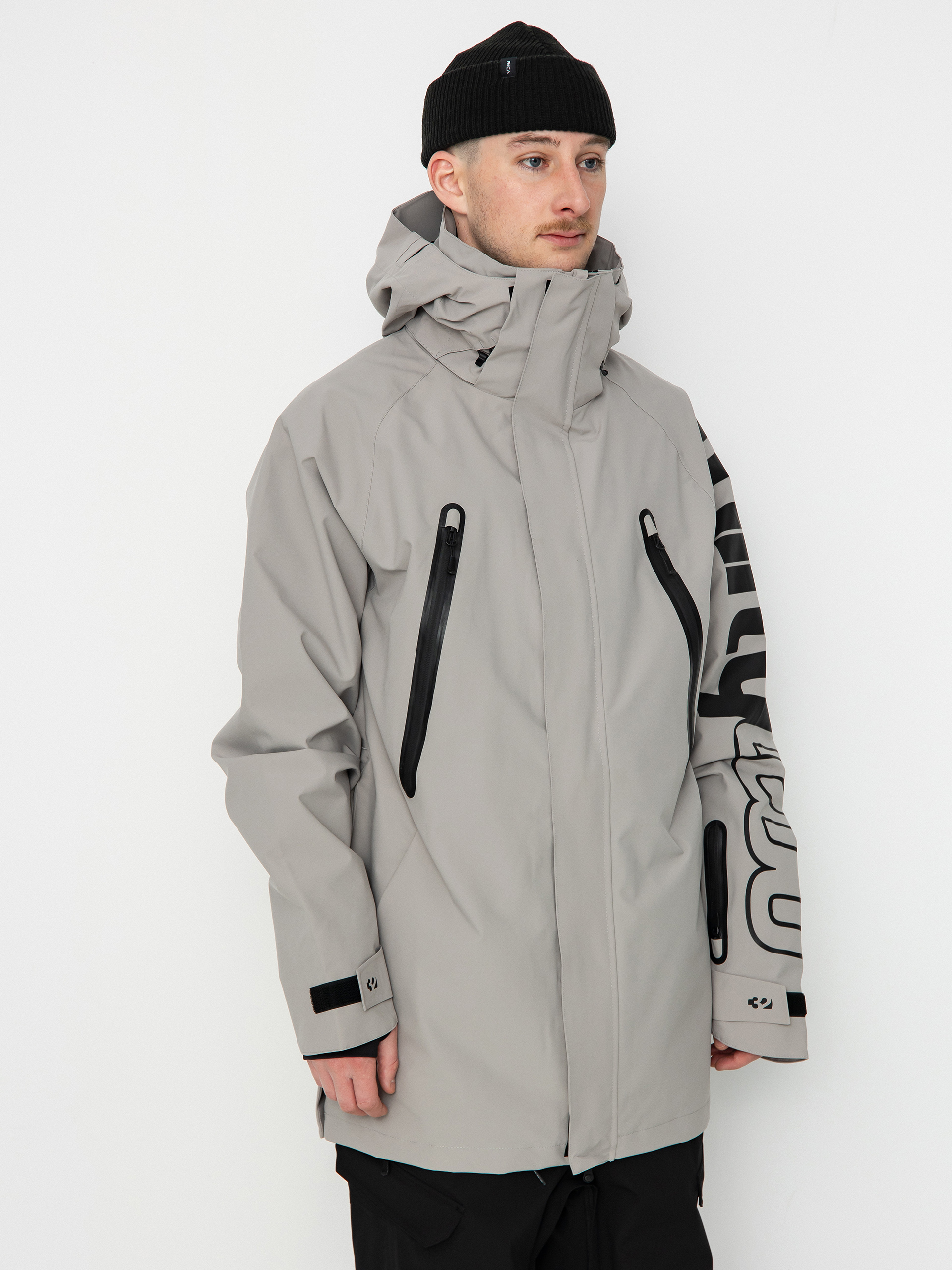 Férfi ThirtyTwo Deep Creek Parka Snowboard dzseki (grey/black)