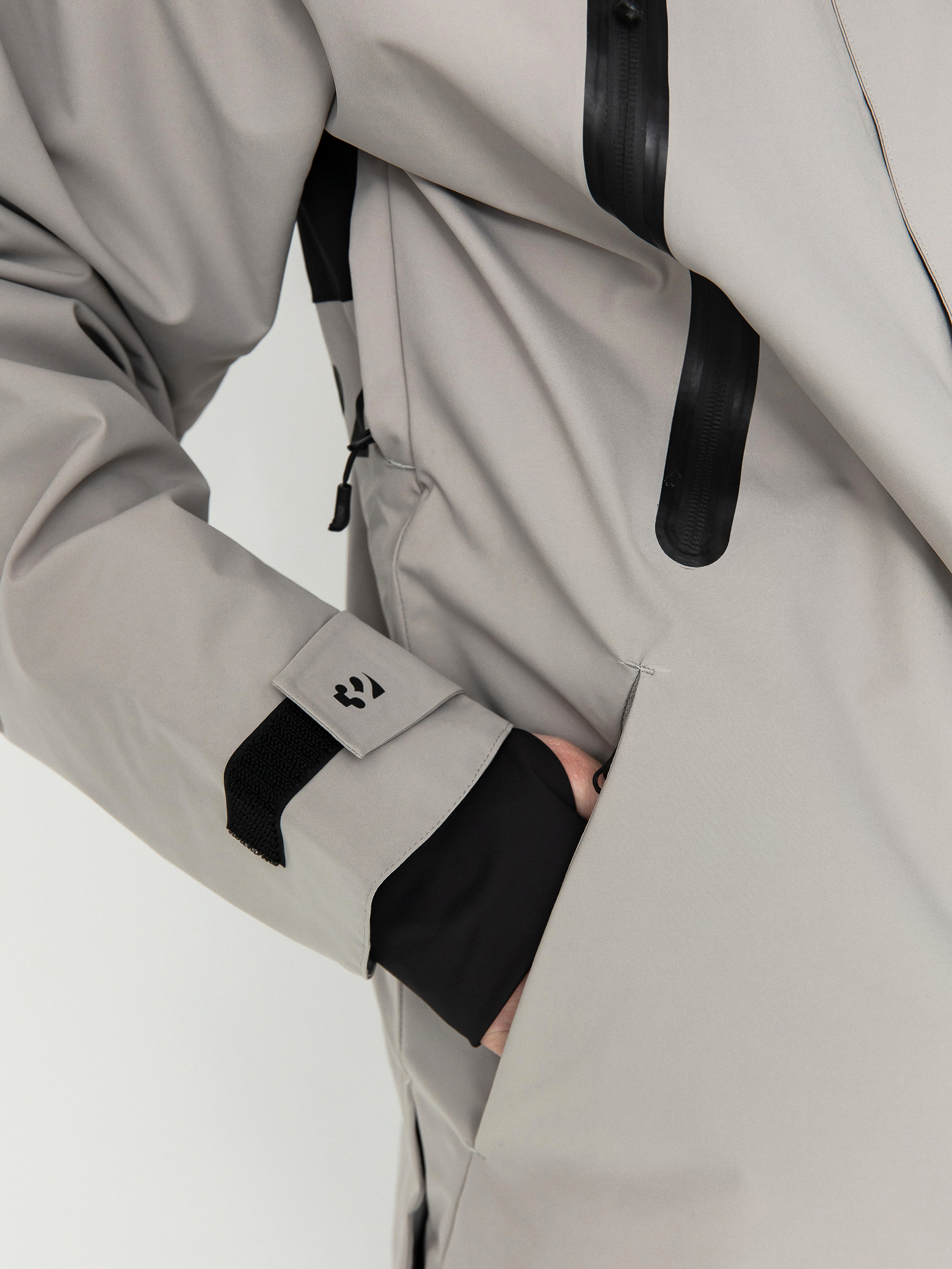 Férfi ThirtyTwo Deep Creek Parka Snowboard dzseki (grey/black)