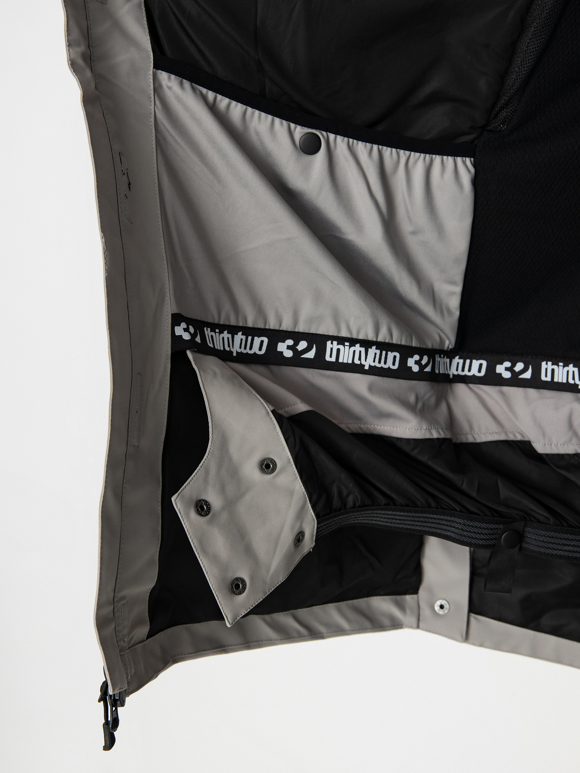 Férfi ThirtyTwo Deep Creek Parka Snowboard dzseki (grey/black)