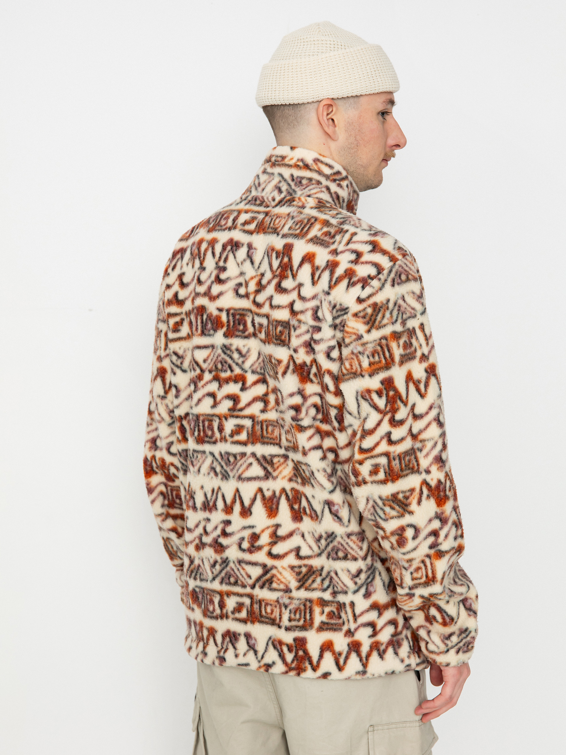 Férfi Billabong Boundary Mock Neck Polár pulóver (chino)