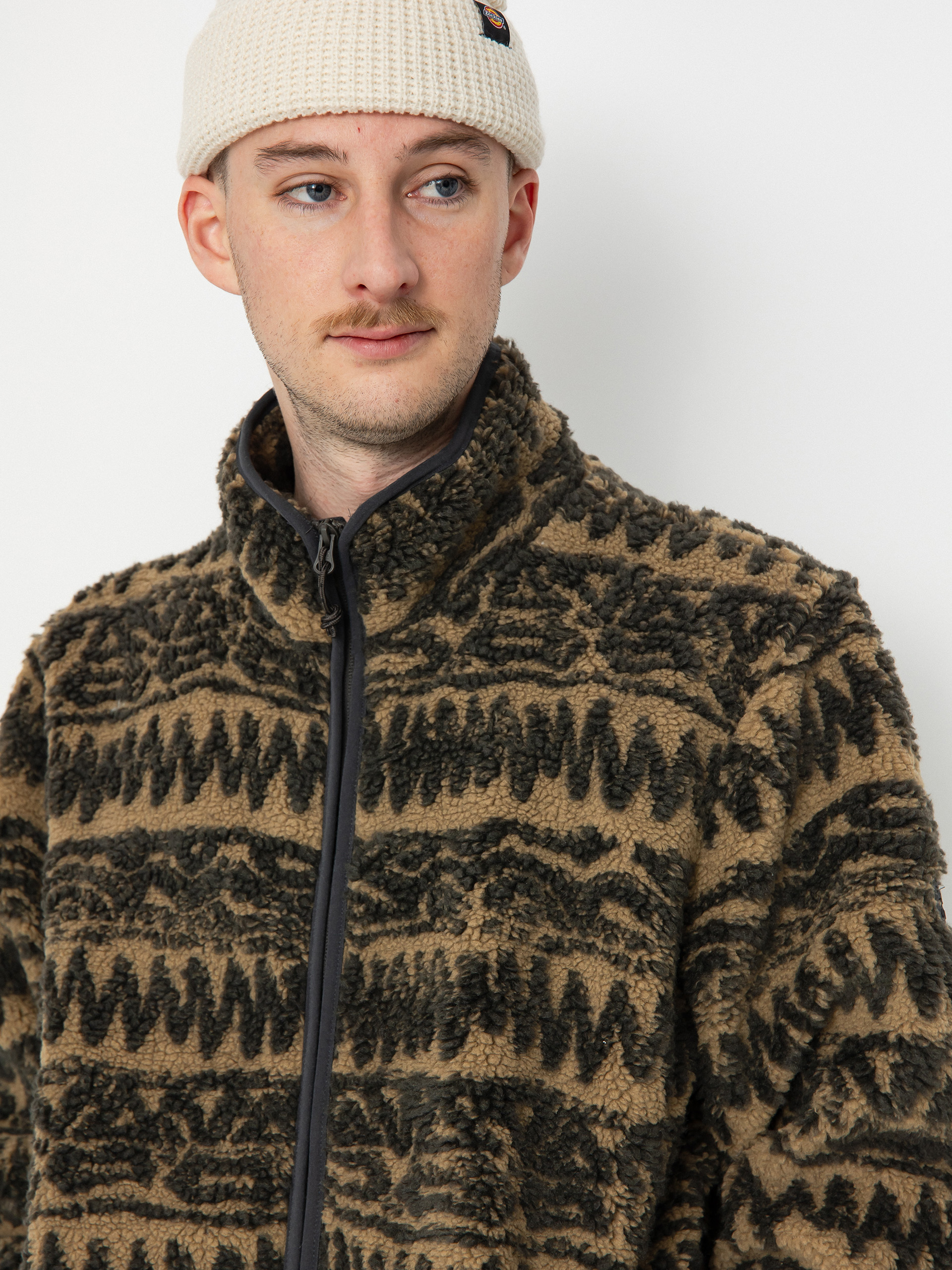 Férfi Billabong Boundary Switchback Zip Polár pulóver (gravel)