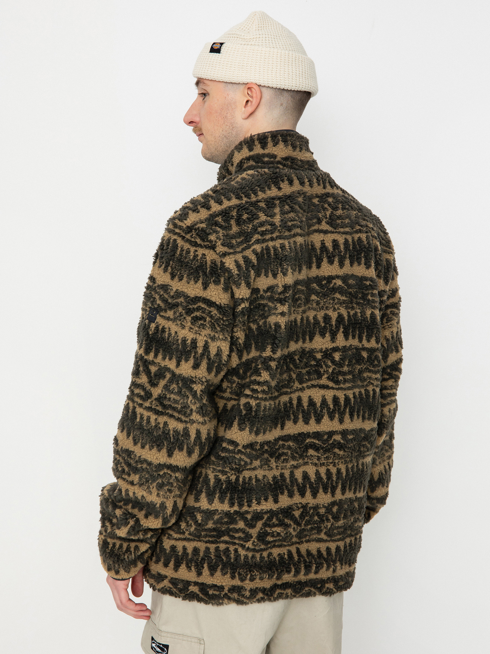 Férfi Billabong Boundary Switchback Zip Polár pulóver (gravel)