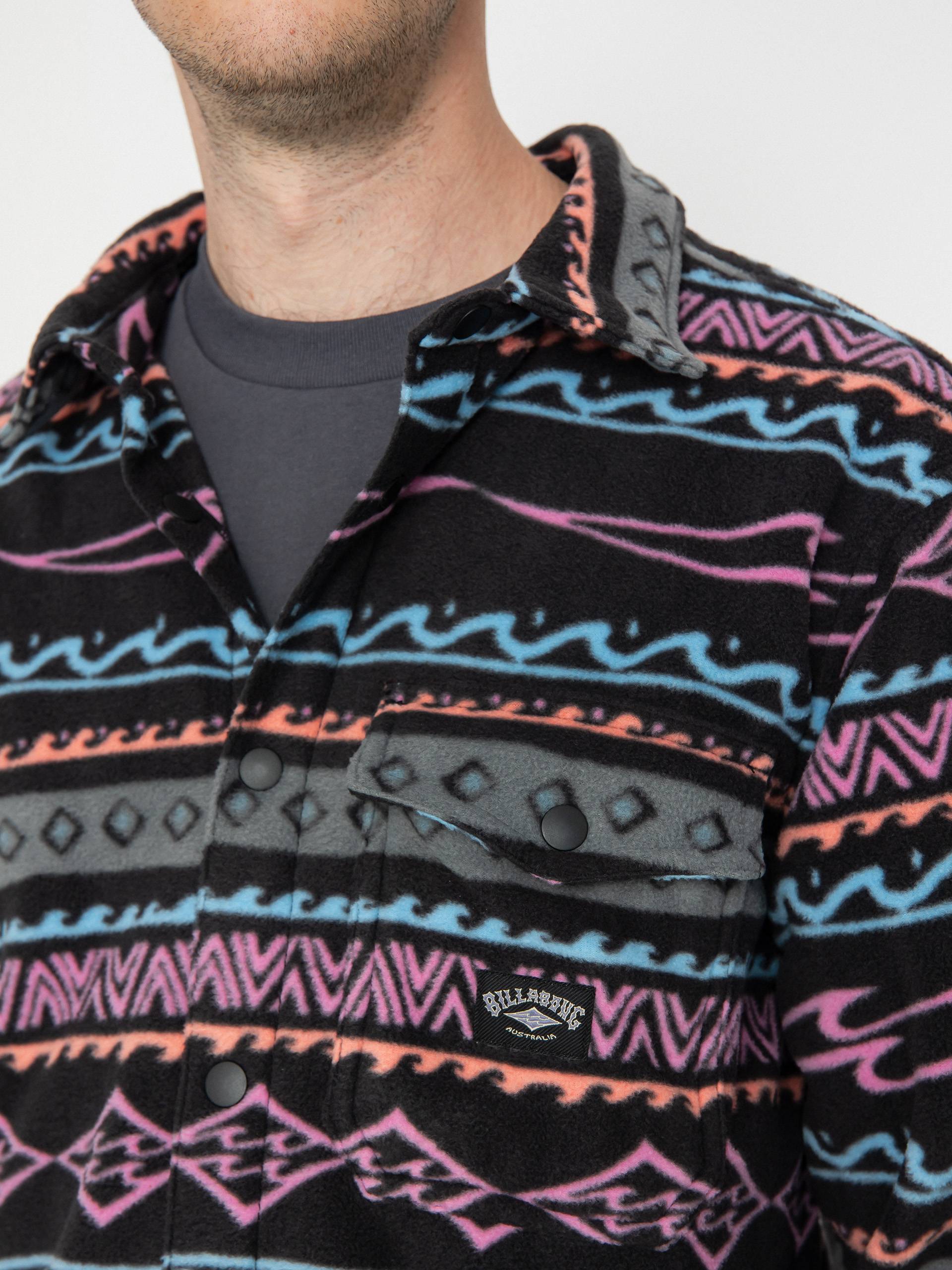 Billabong Furnace Flannel Ing (purple ash)