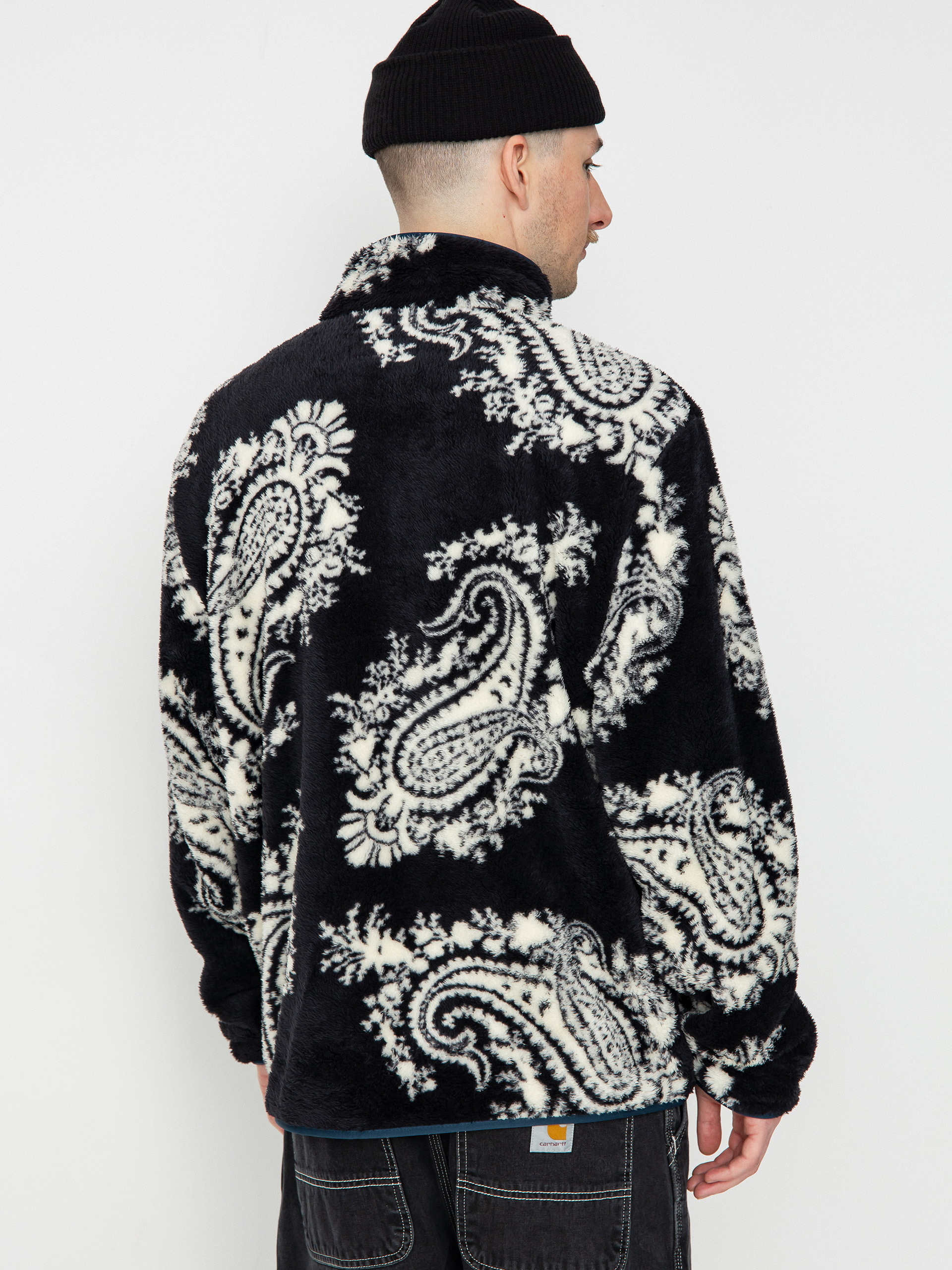 Férfi Carhartt WIP Jebson Polár pulóver (paisley big print black/squid)