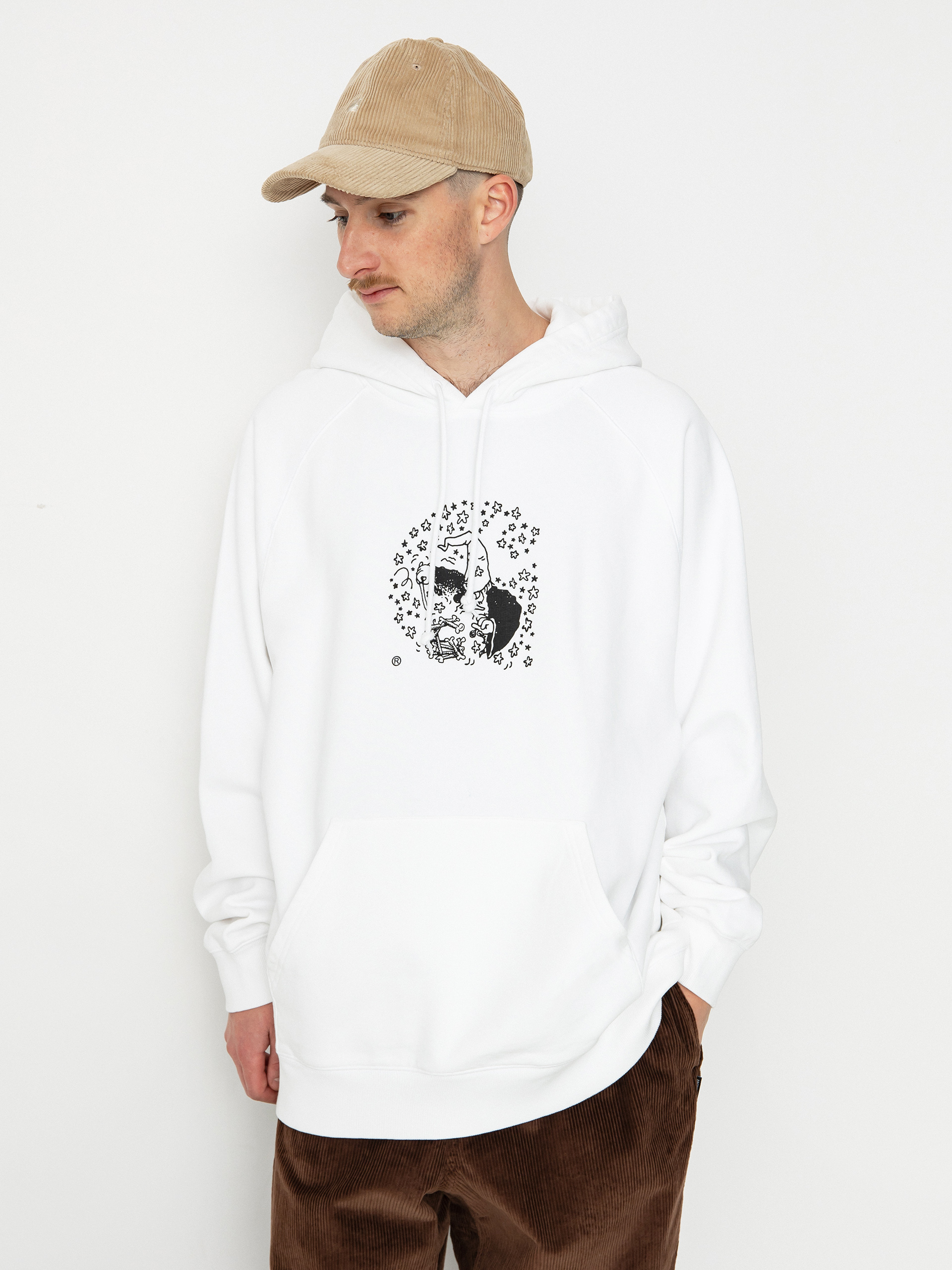 Carhartt WIP Hocus Pocus HD Kapucnis pulóver (white/black)