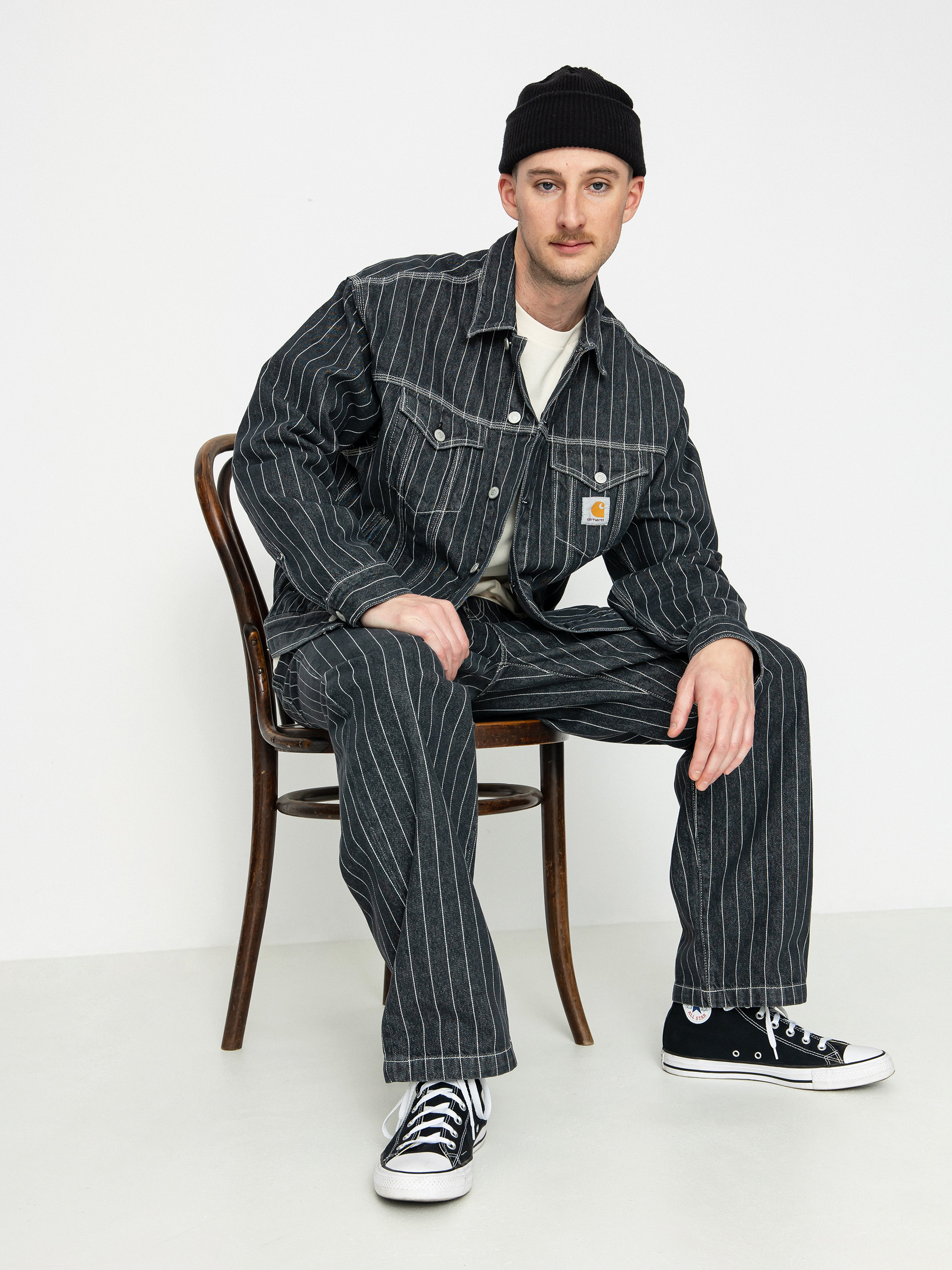 Carhartt WIP Orlean Dzseki (orlean stripe/black/white)