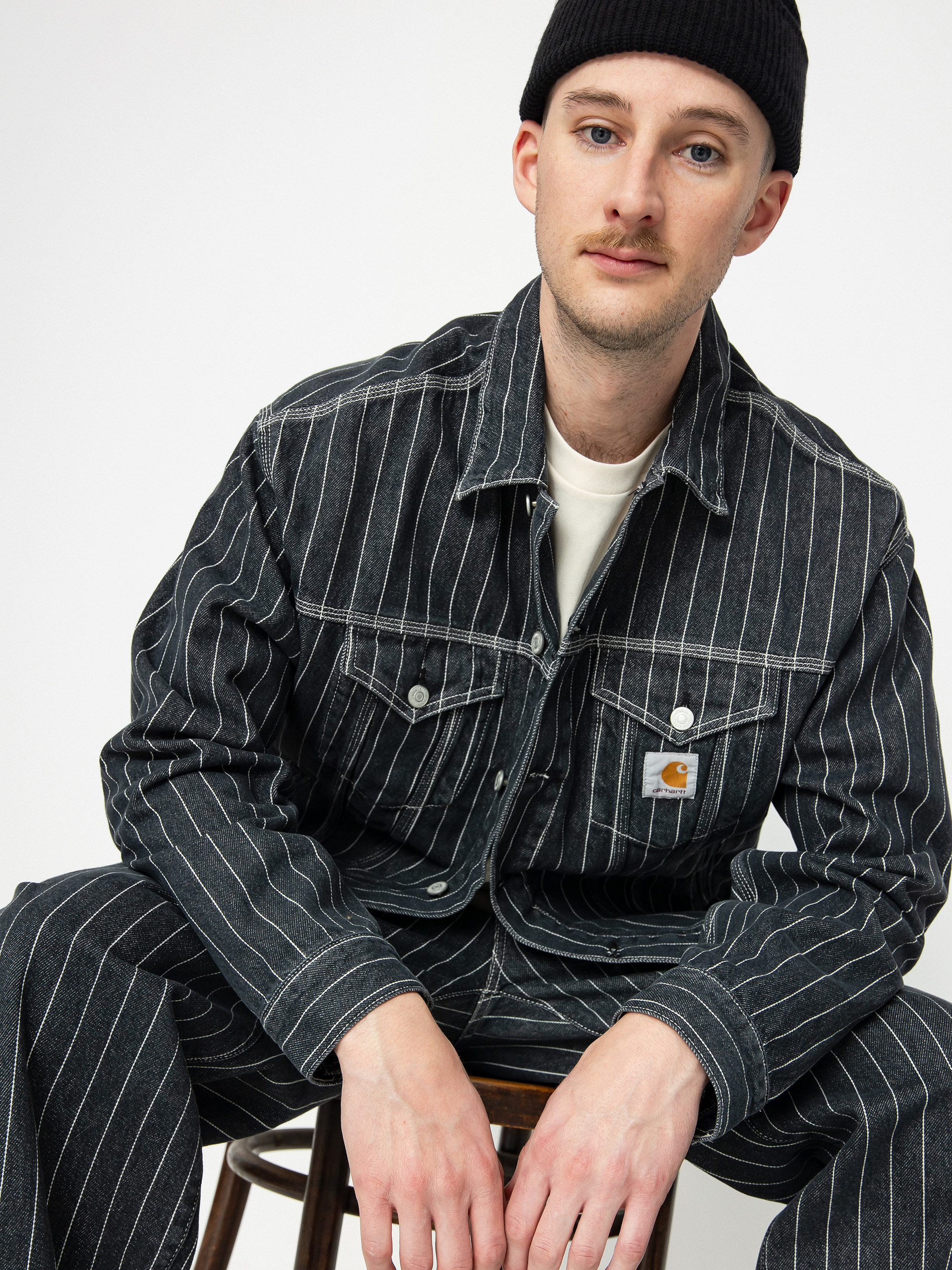 Carhartt WIP Orlean Dzseki (orlean stripe/black/white)