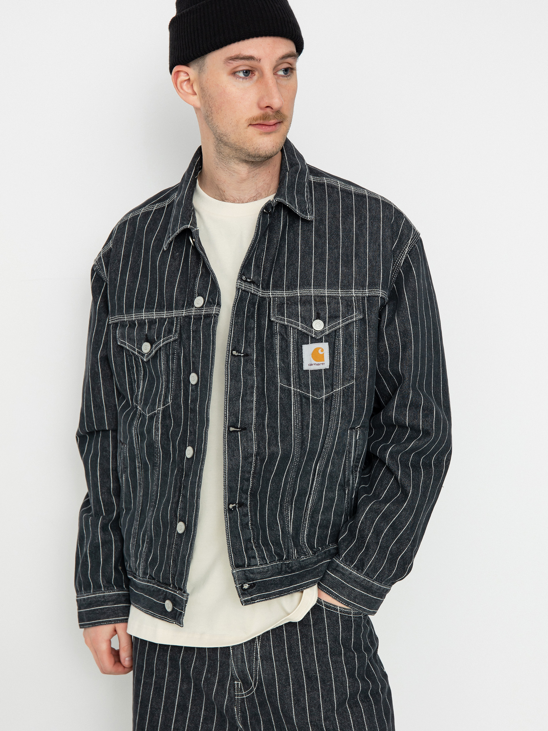 Carhartt WIP Orlean Dzseki (orlean stripe/black/white)