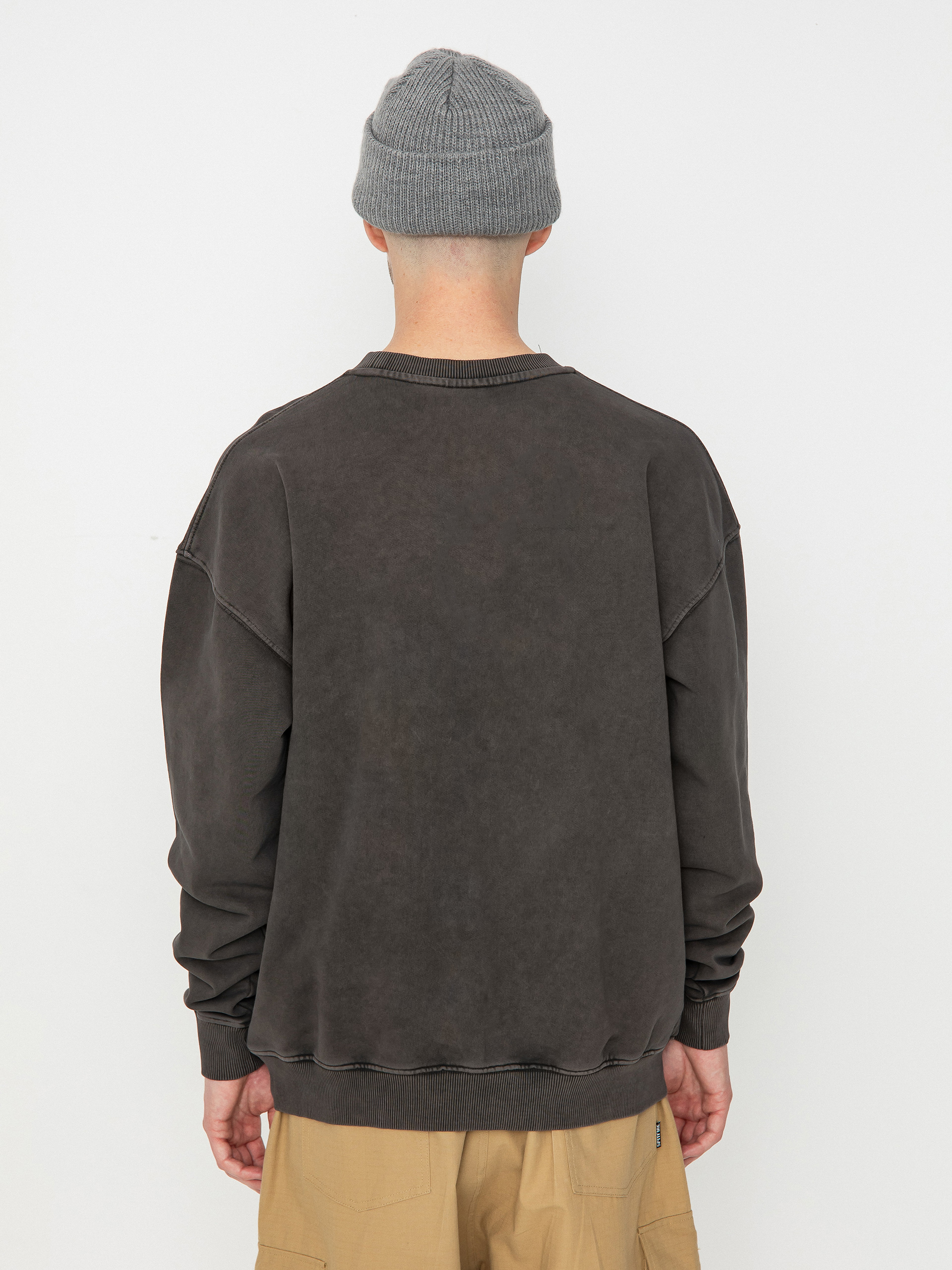 Method Signature Crew Pulóver (washed brown)