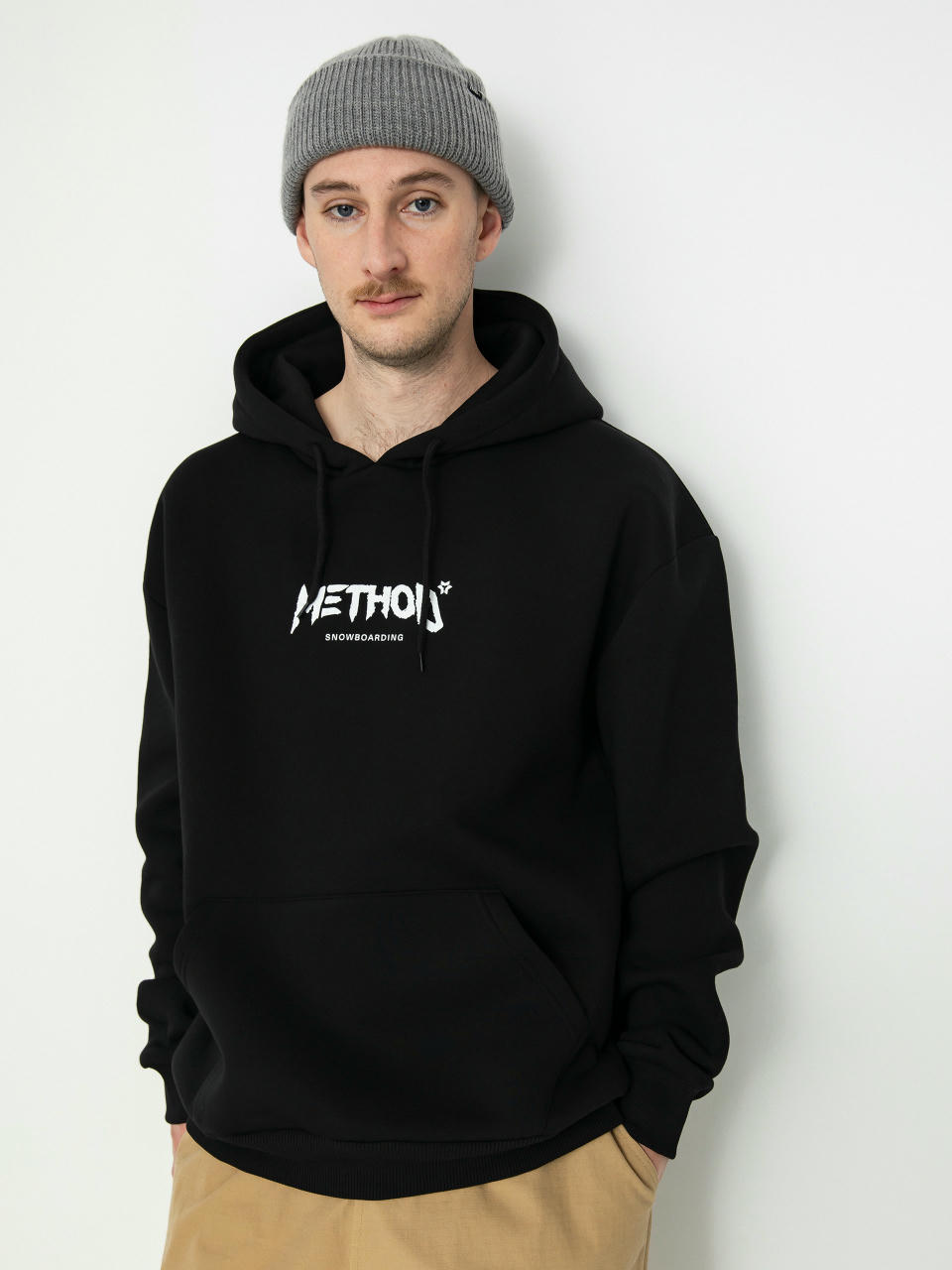 Method Snowboarding HD Kapucnis pulóver (black)