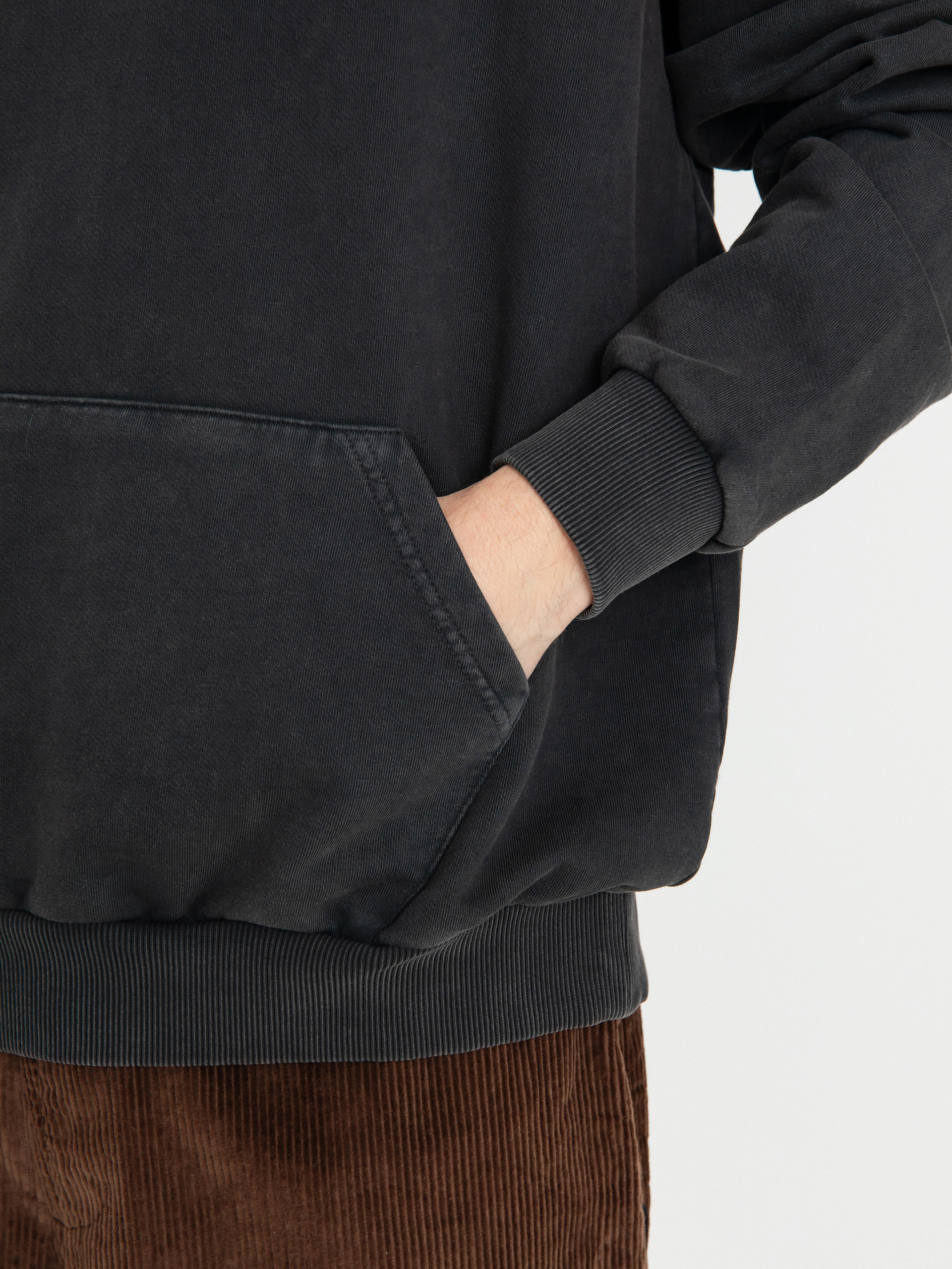 Method Signature HD Kapucnis pulóver (washed black)