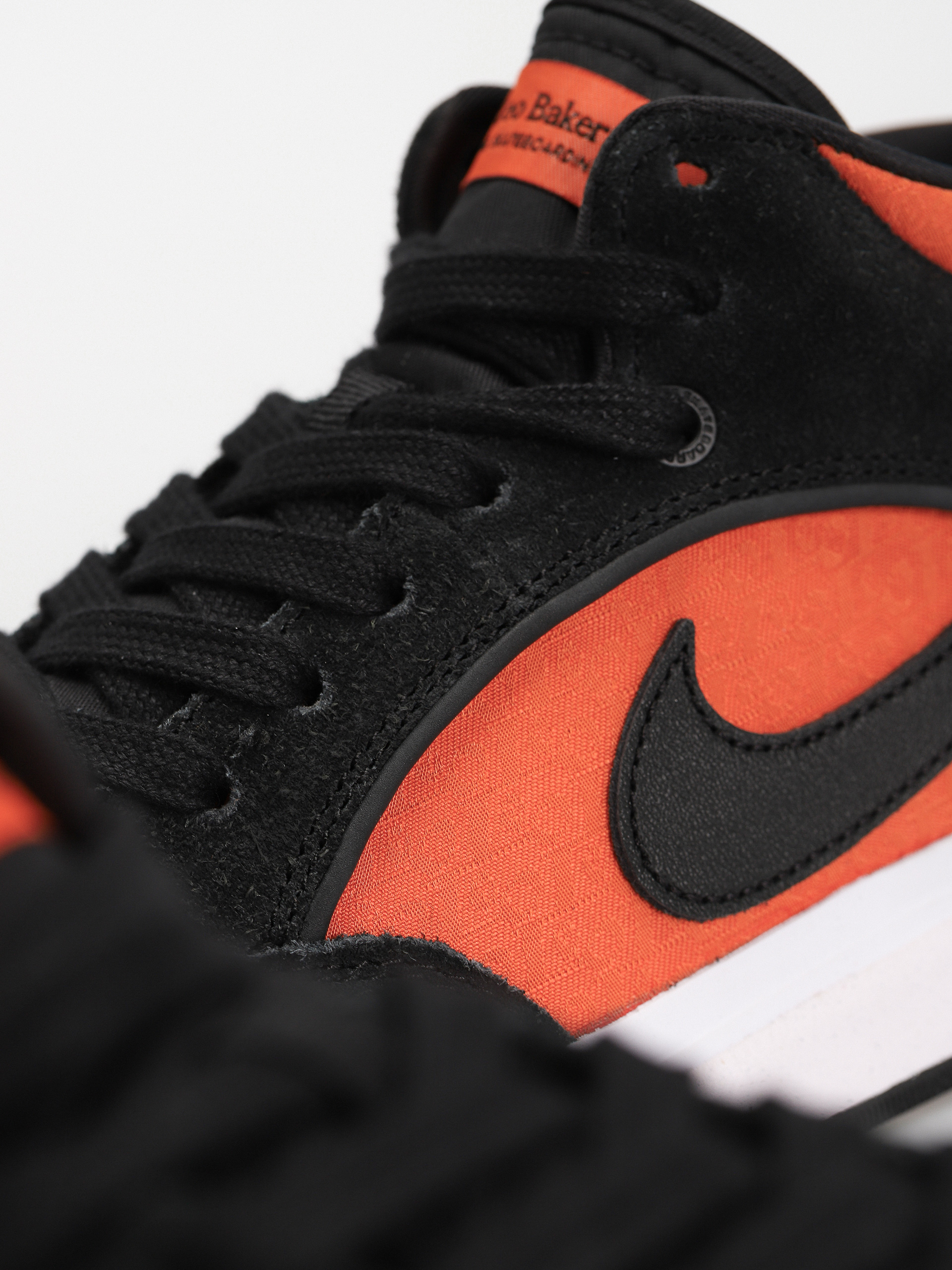 Nike SB React Leo Cipők (black/black orange electro orange)