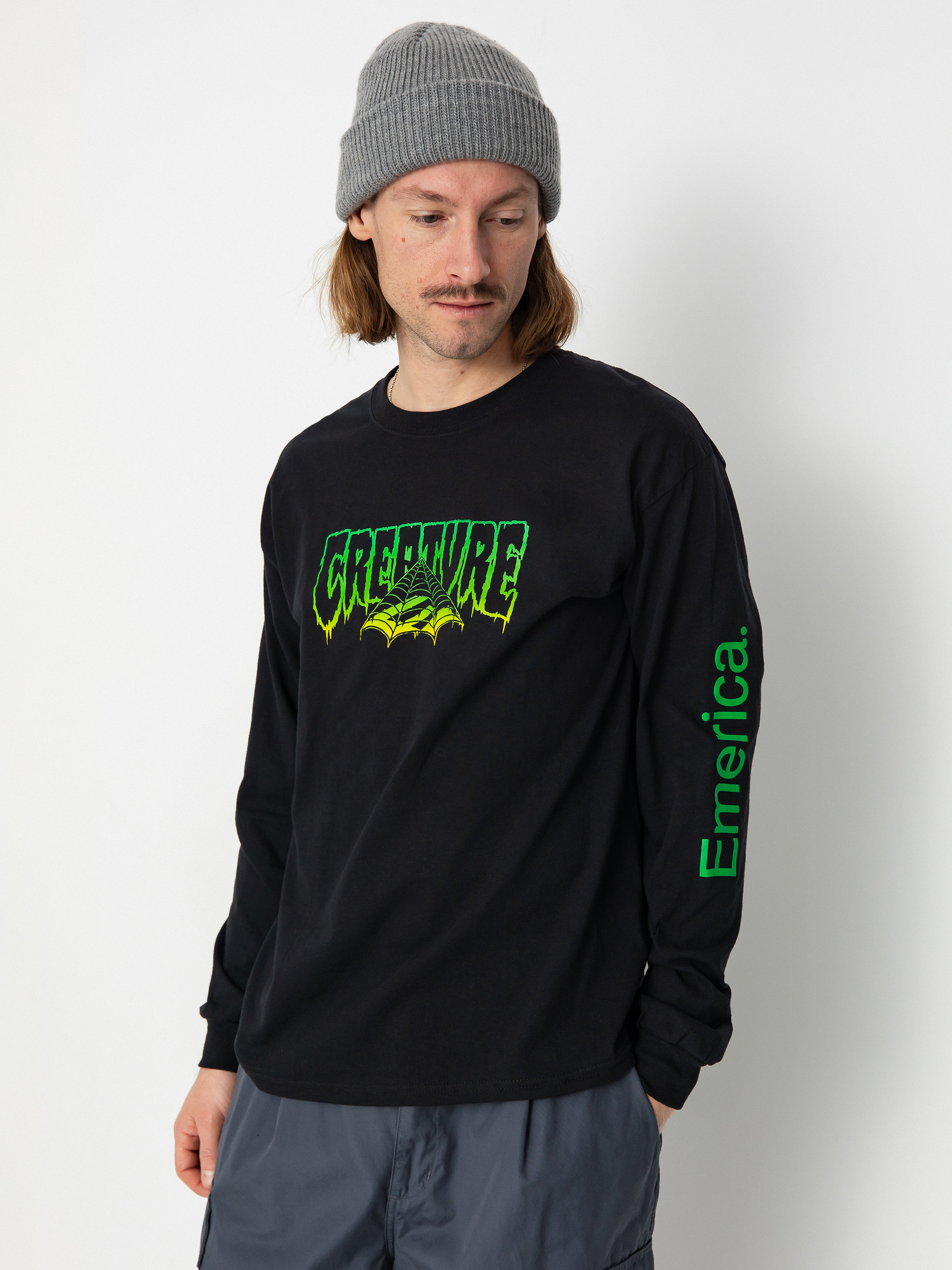Emerica Creature Hosszú ujjú felső (black)