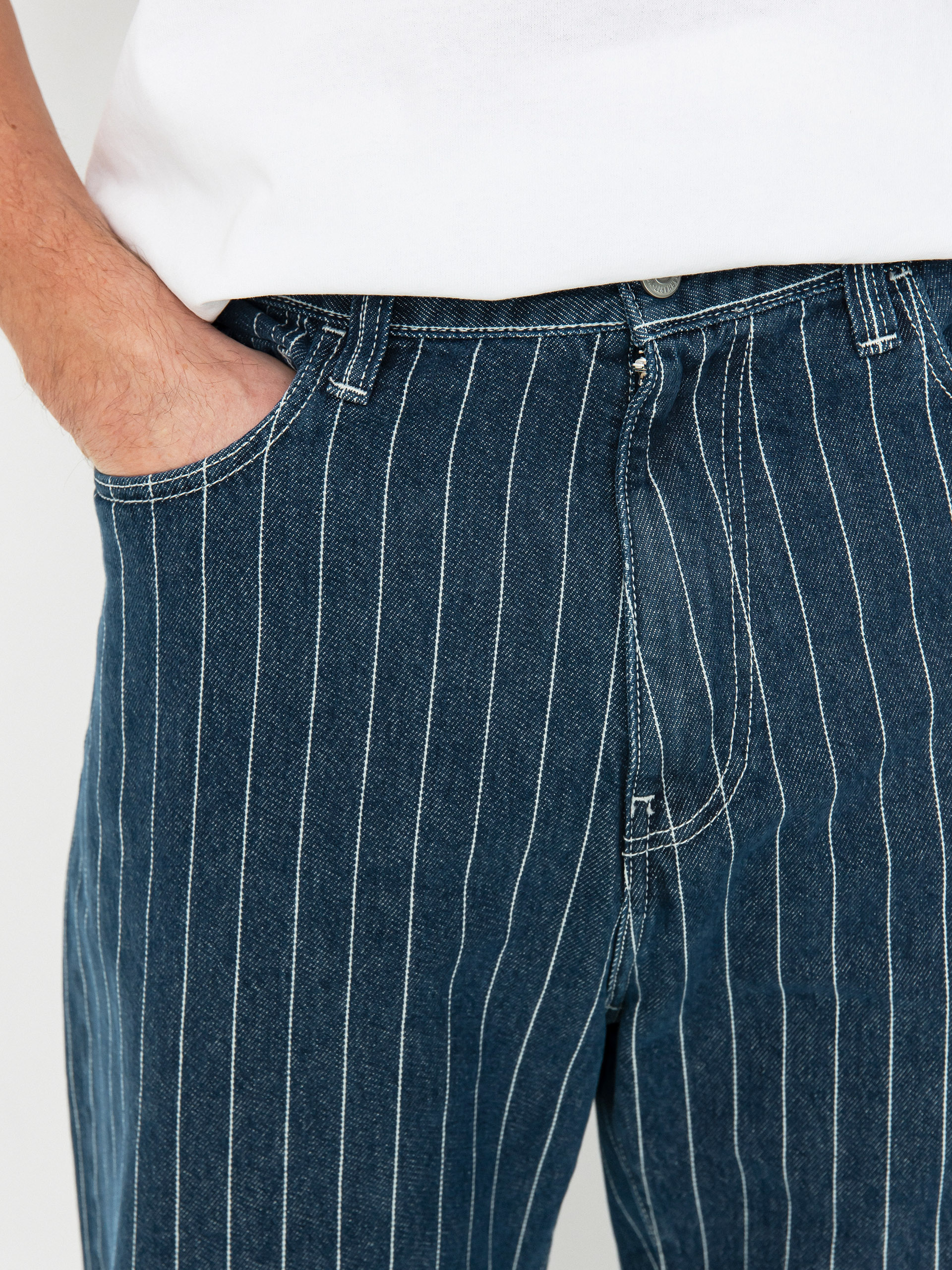 Carhartt WIP Orlean Kisnadrág (orlean stripe/blue/white)