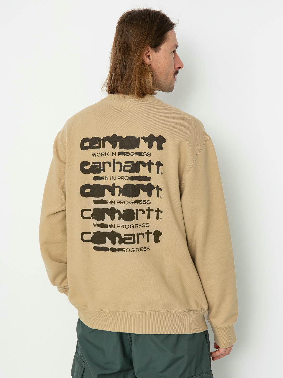 Carhartt WIP Ink Bleed Pulóver (sable/tobacco)