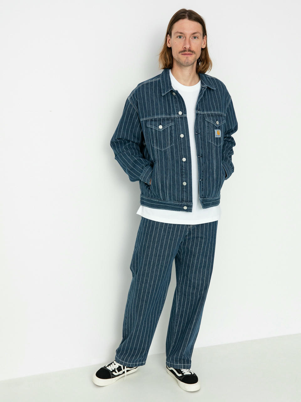 Carhartt WIP Orlean Dzseki (orlean stripe/blue/white)