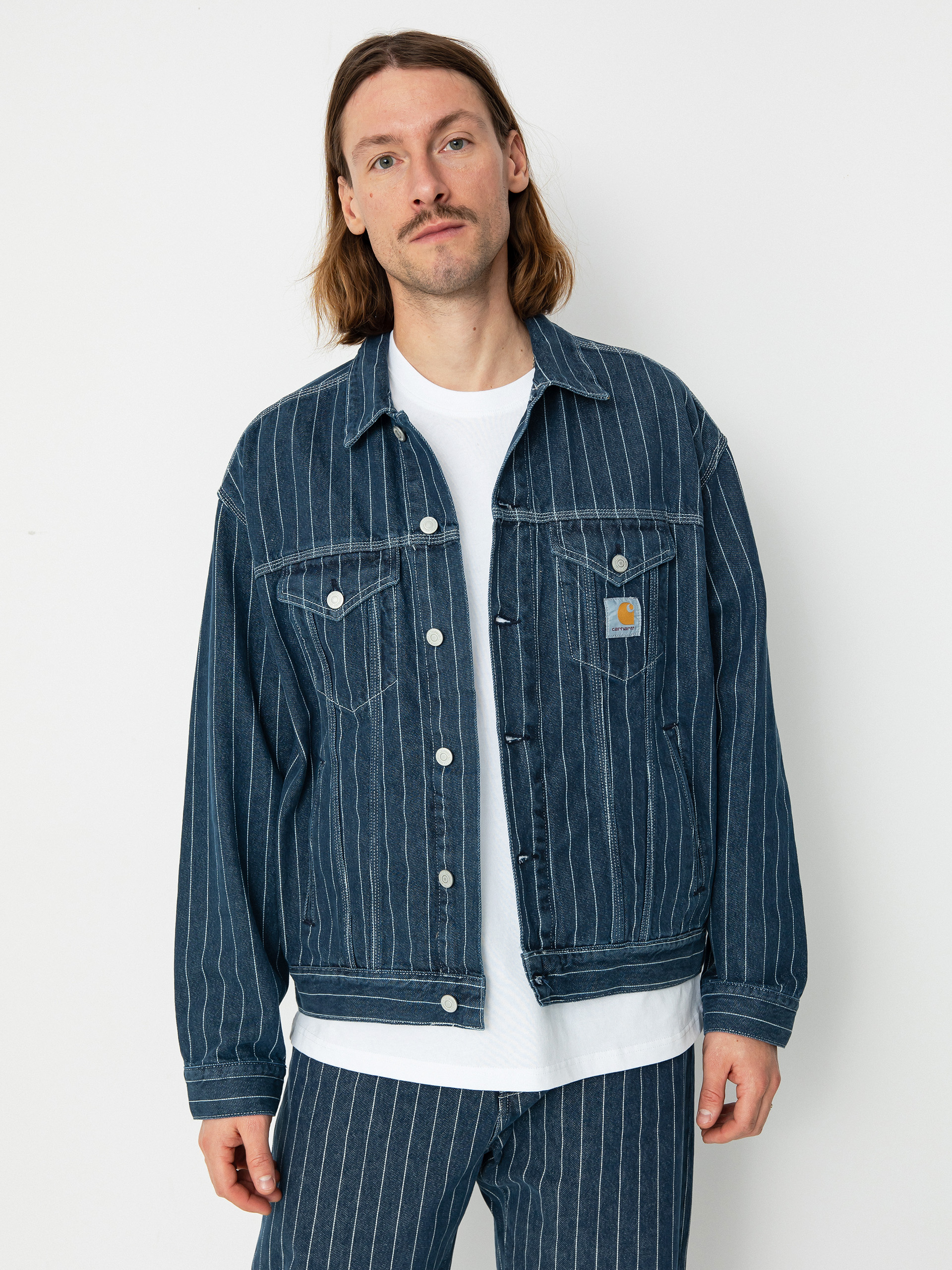 Carhartt WIP Orlean Dzseki (orlean stripe/blue/white)