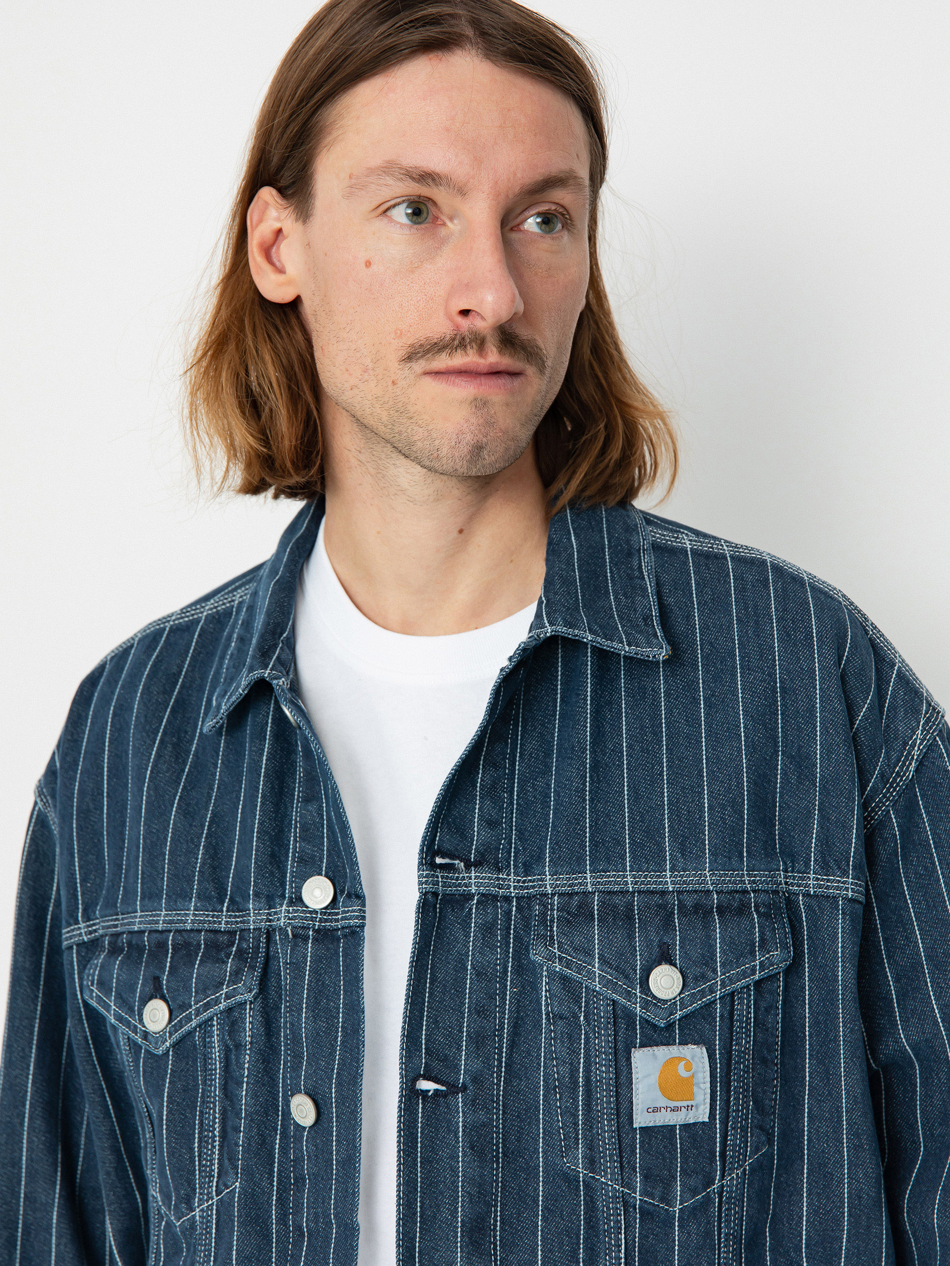 Carhartt WIP Orlean Dzseki (orlean stripe/blue/white)