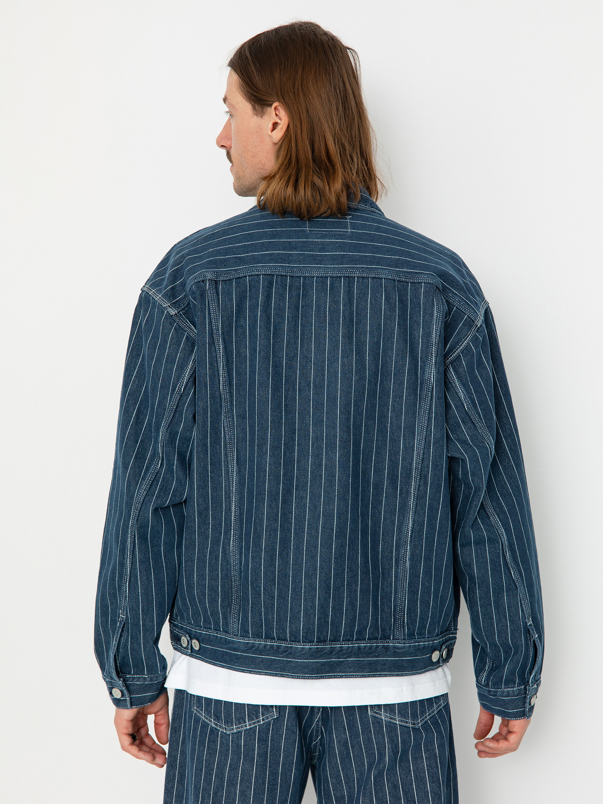 Carhartt WIP Orlean Dzseki (orlean stripe/blue/white)