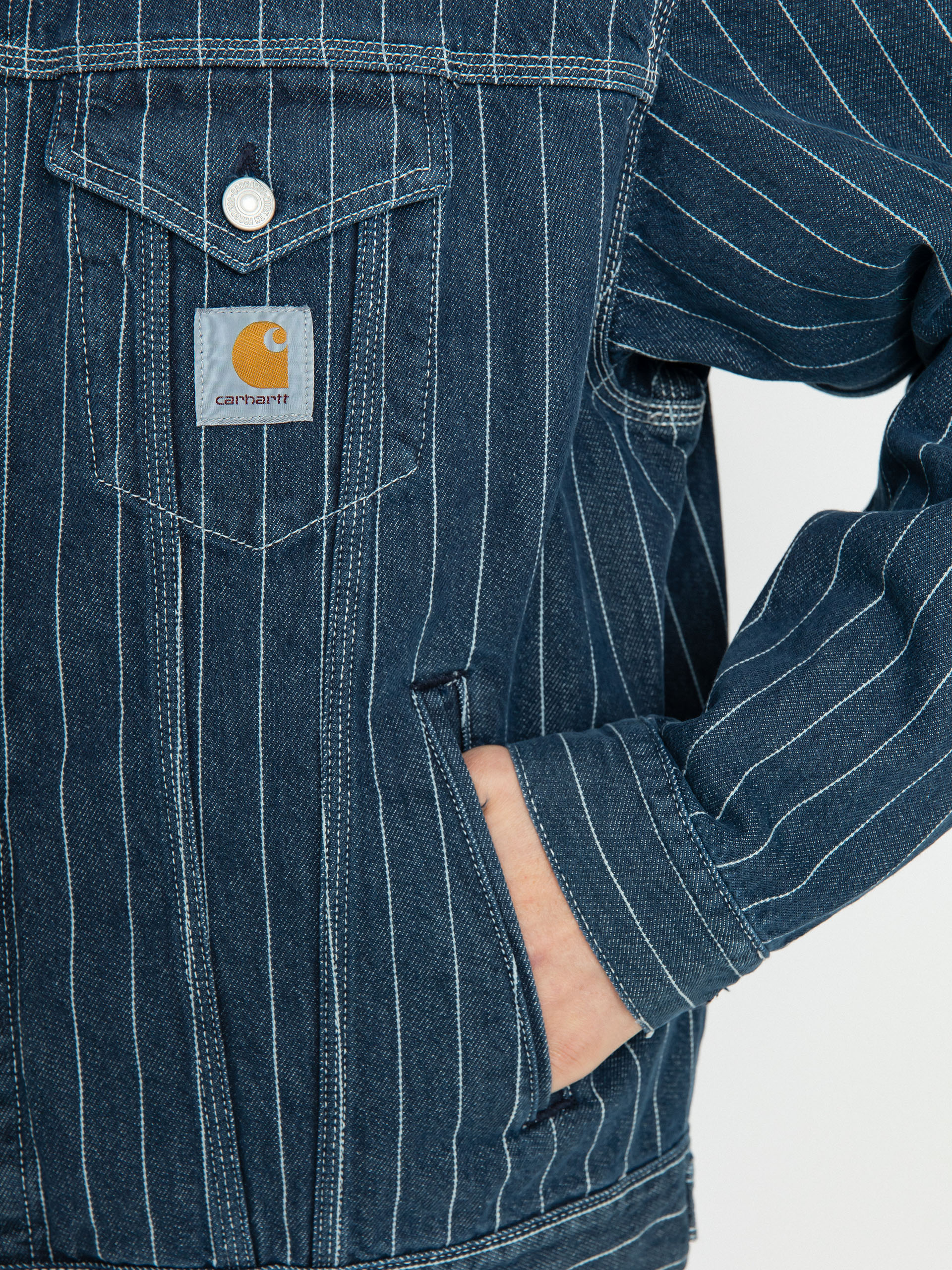 Carhartt WIP Orlean Dzseki (orlean stripe/blue/white)