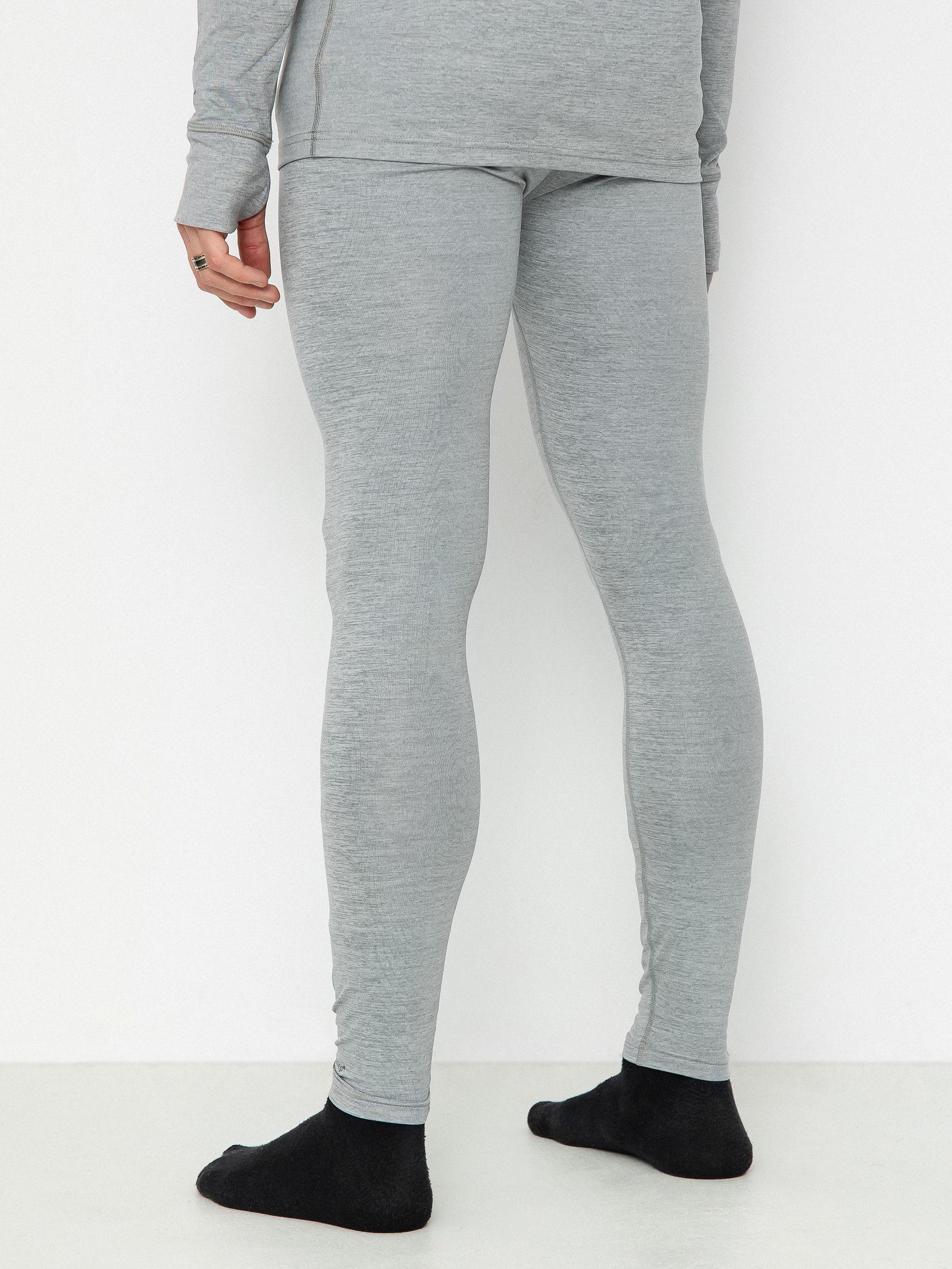 Férfi Burton Lightweight X Base Layers Thermo leggings (gray heather)
