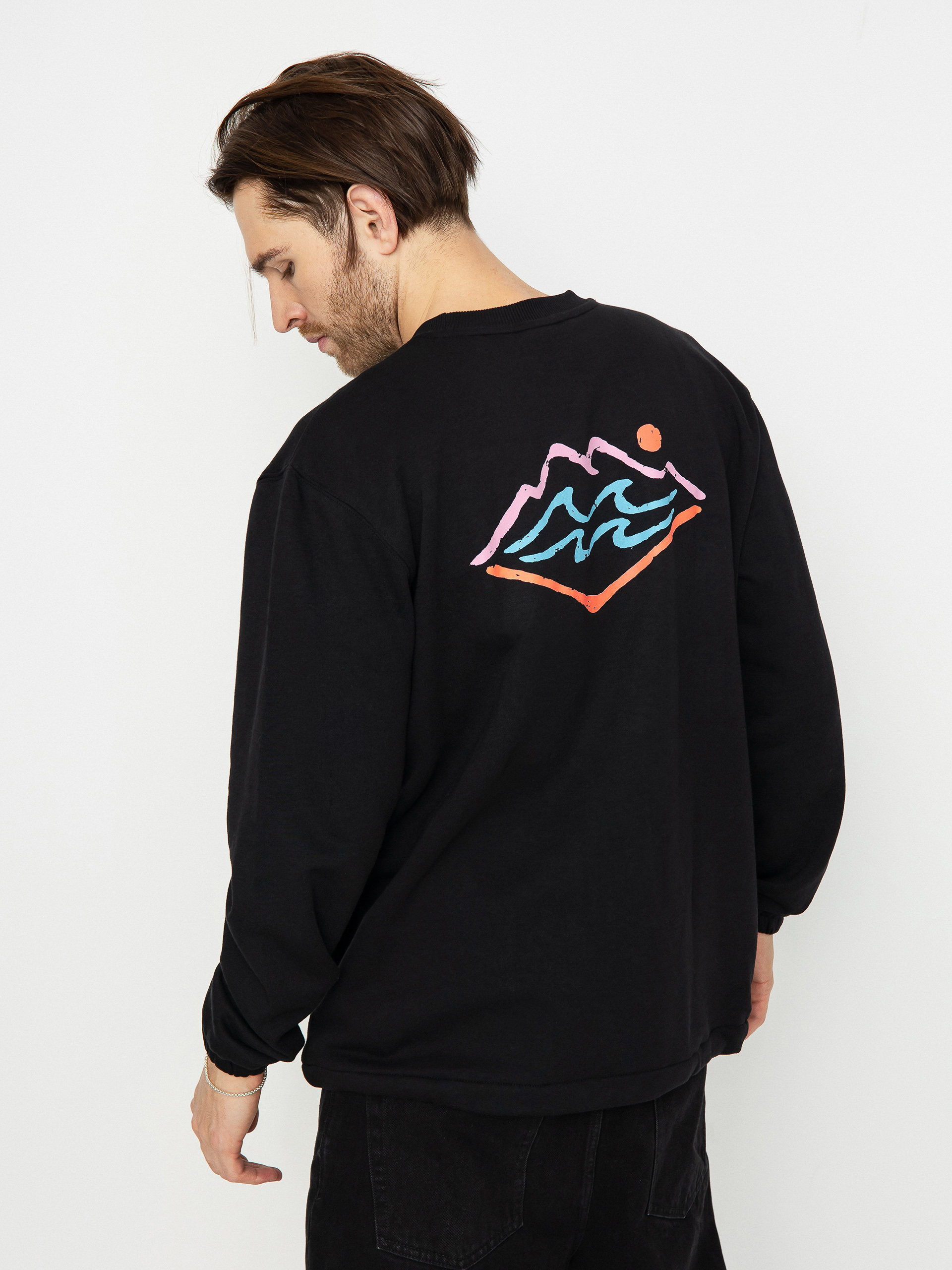 Billabong Compass Crew Pulóver (black)