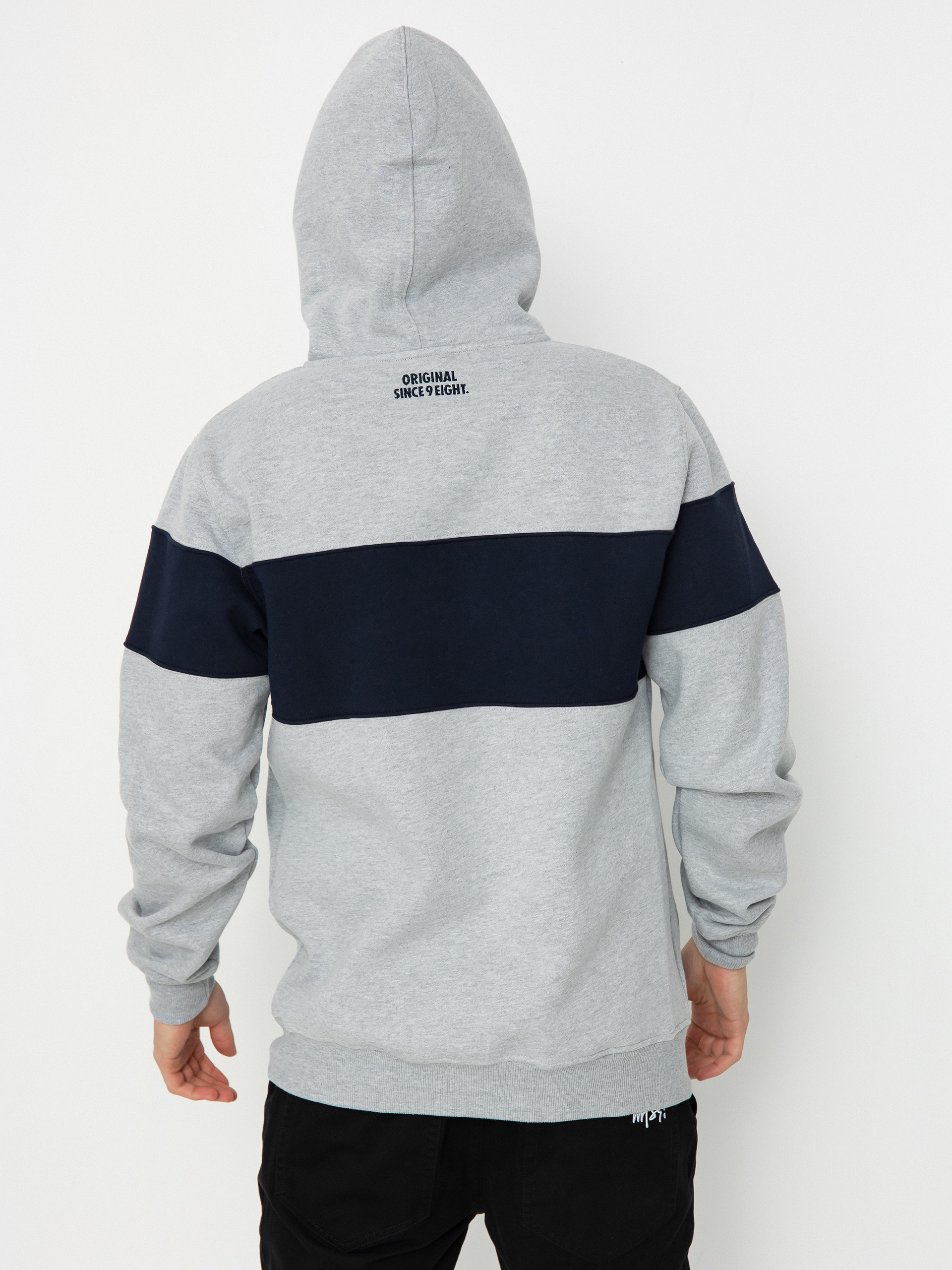 MassDnm Elementary HD Kapucnis pulóver (lt heather grey)