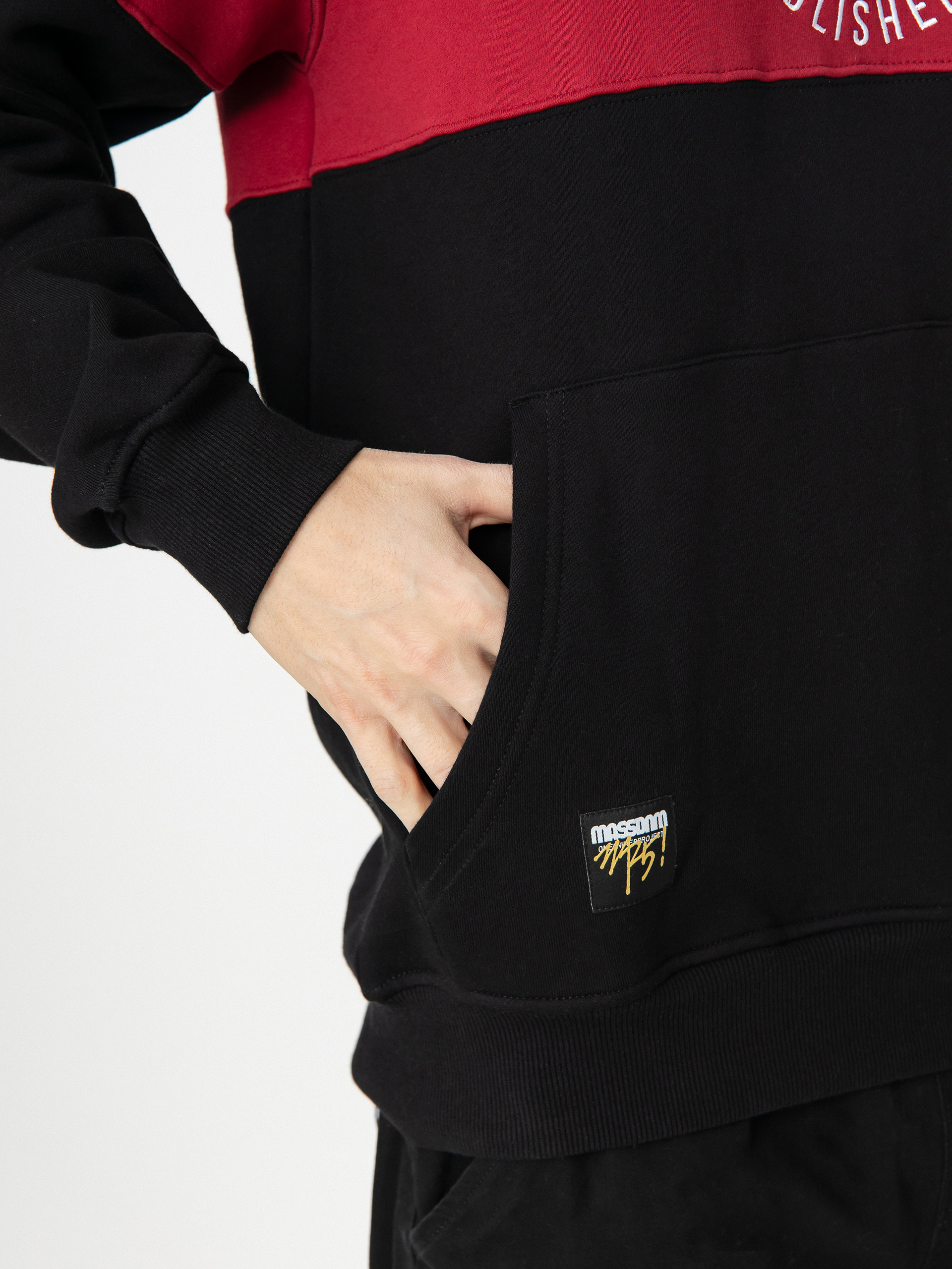 MassDnm Elementary HD Kapucnis pulóver (black)