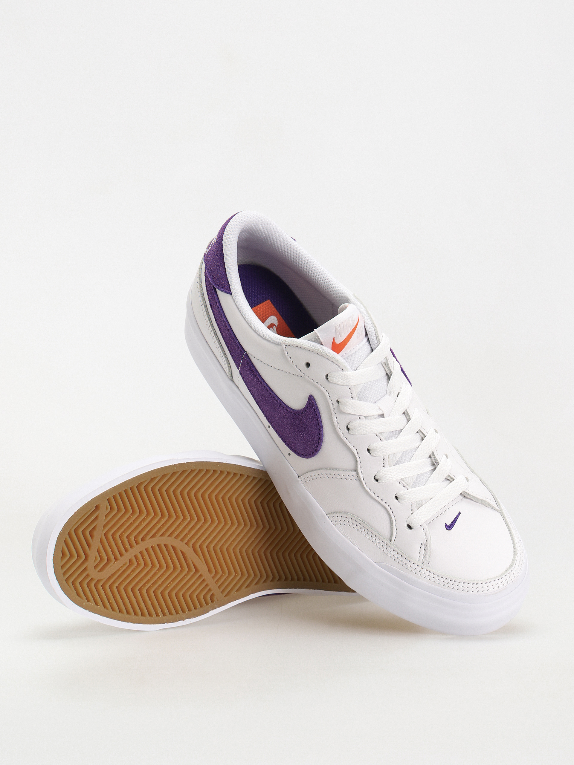 Nike SB Zoom Pogo Plus Cipők (white/court purple white gum light brown)