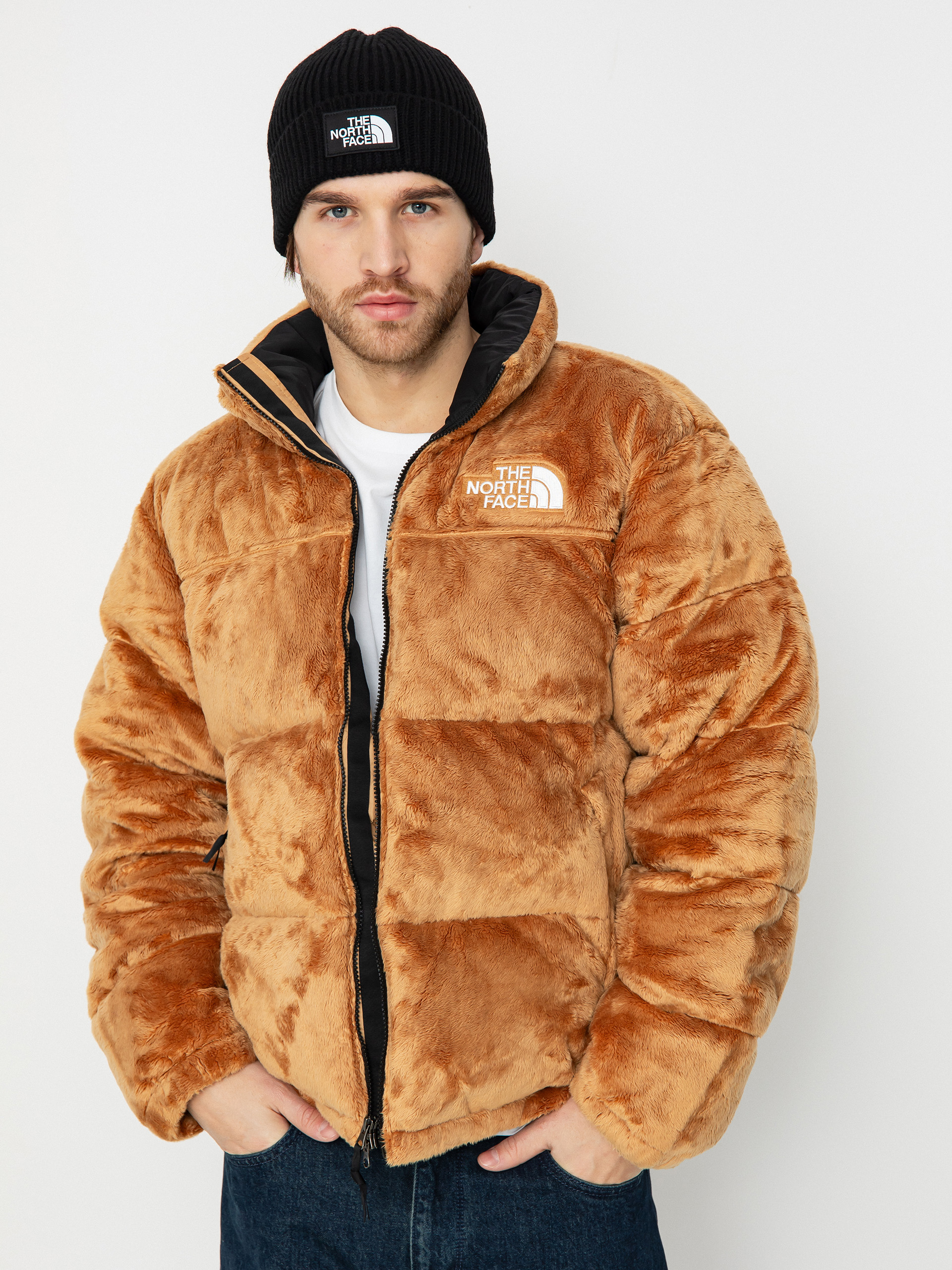 The North Face Versa Velour Nuptse Dzseki (almond butter)
