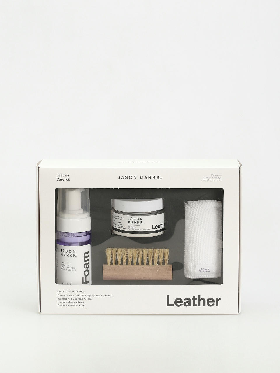 Jason Markk Leather Care Kit Bőrápoló készlet (white)