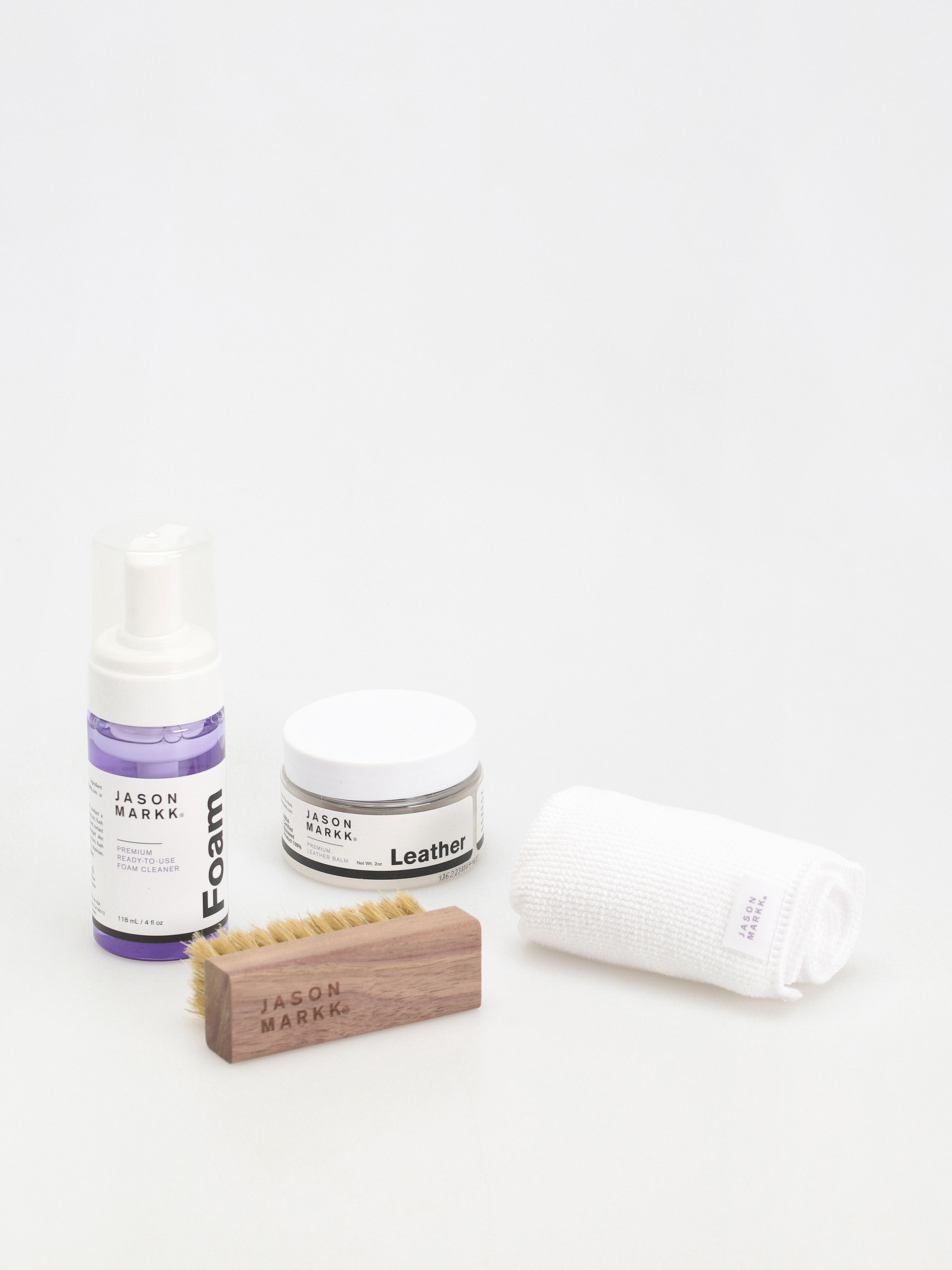 Jason Markk Leather Care Kit Bőrápoló készlet (white)