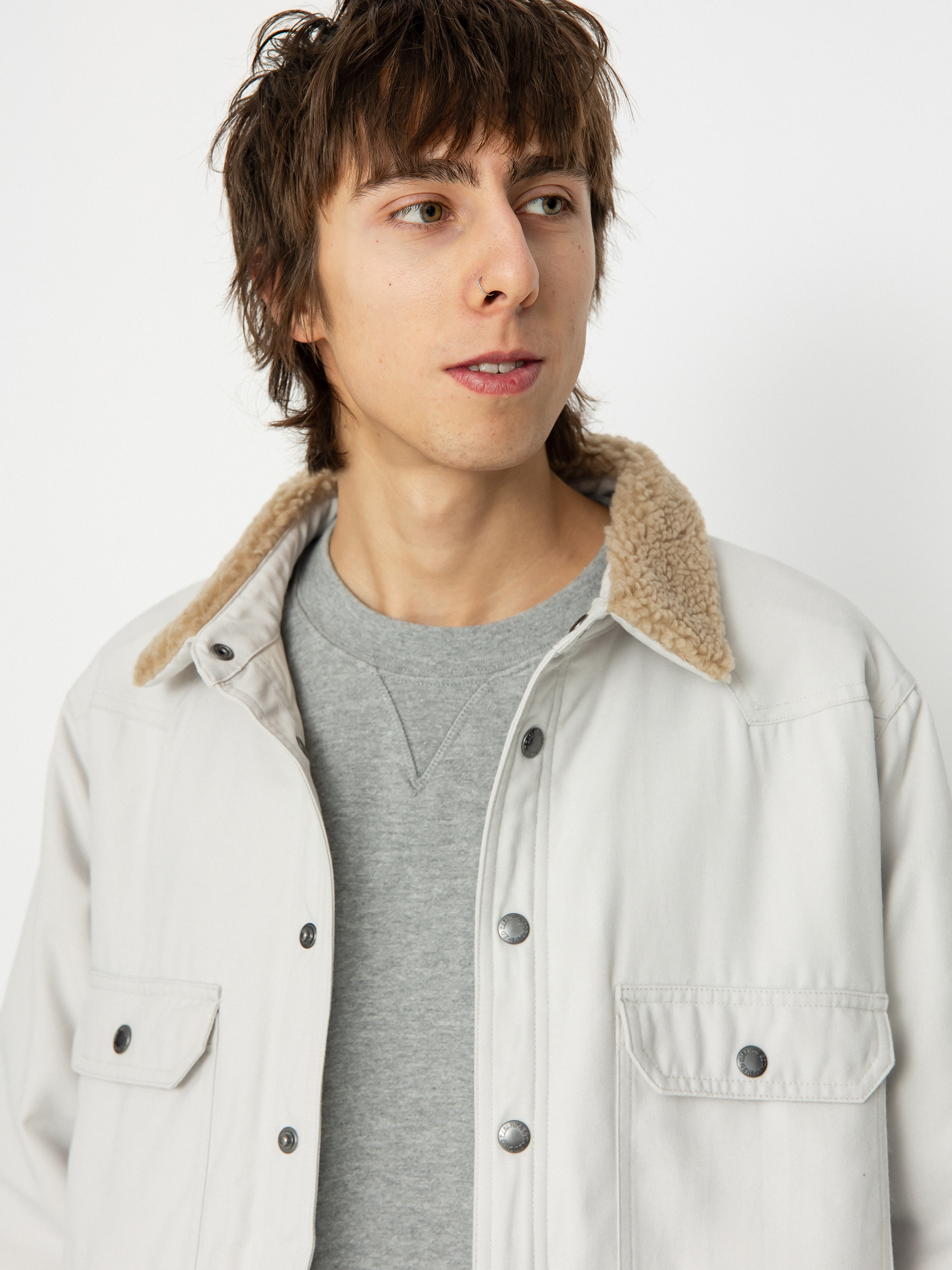 Nike SB Padded Flannel Dzseki (light bone/khaki)