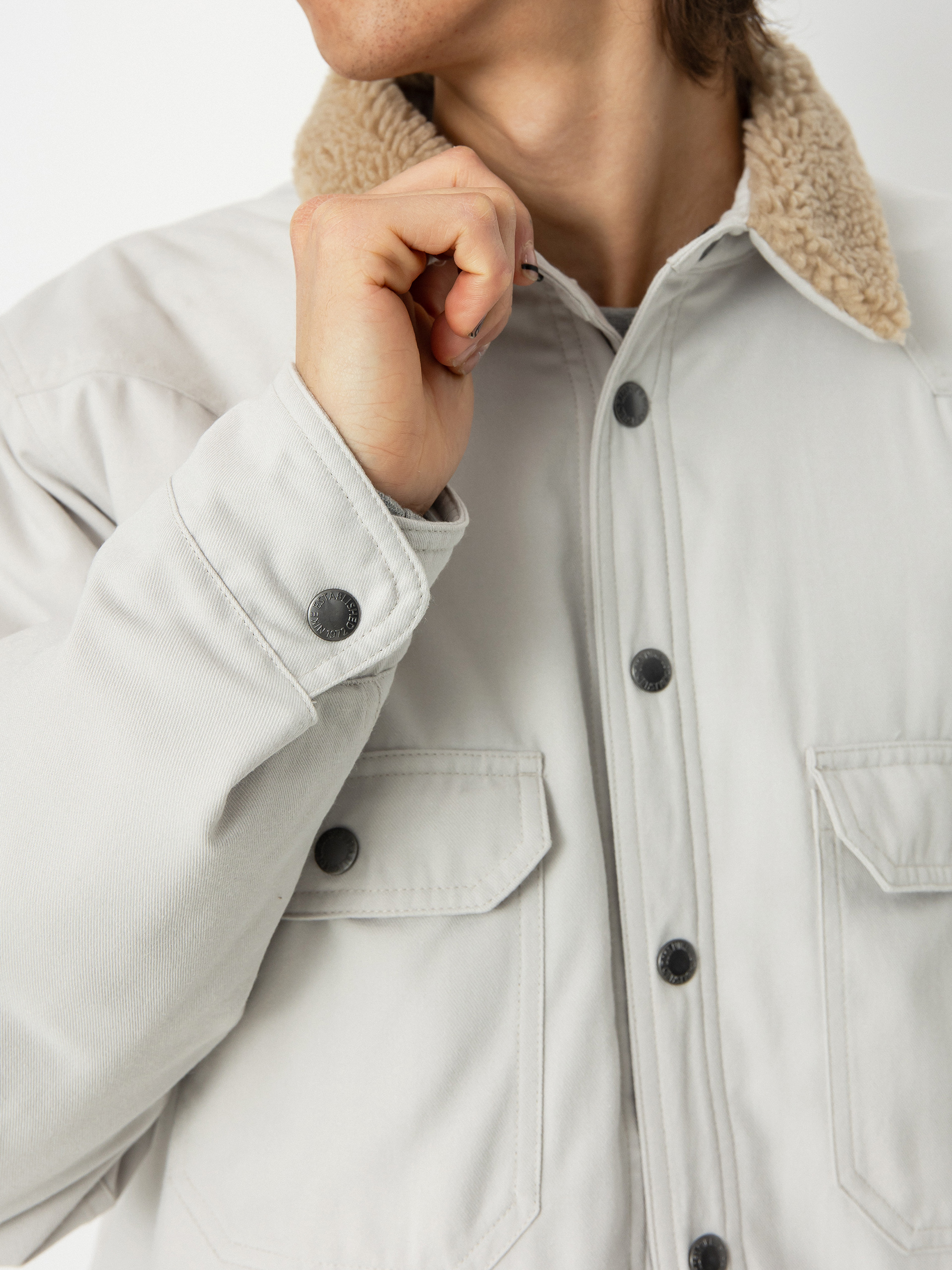 Nike SB Padded Flannel Dzseki (light bone/khaki)