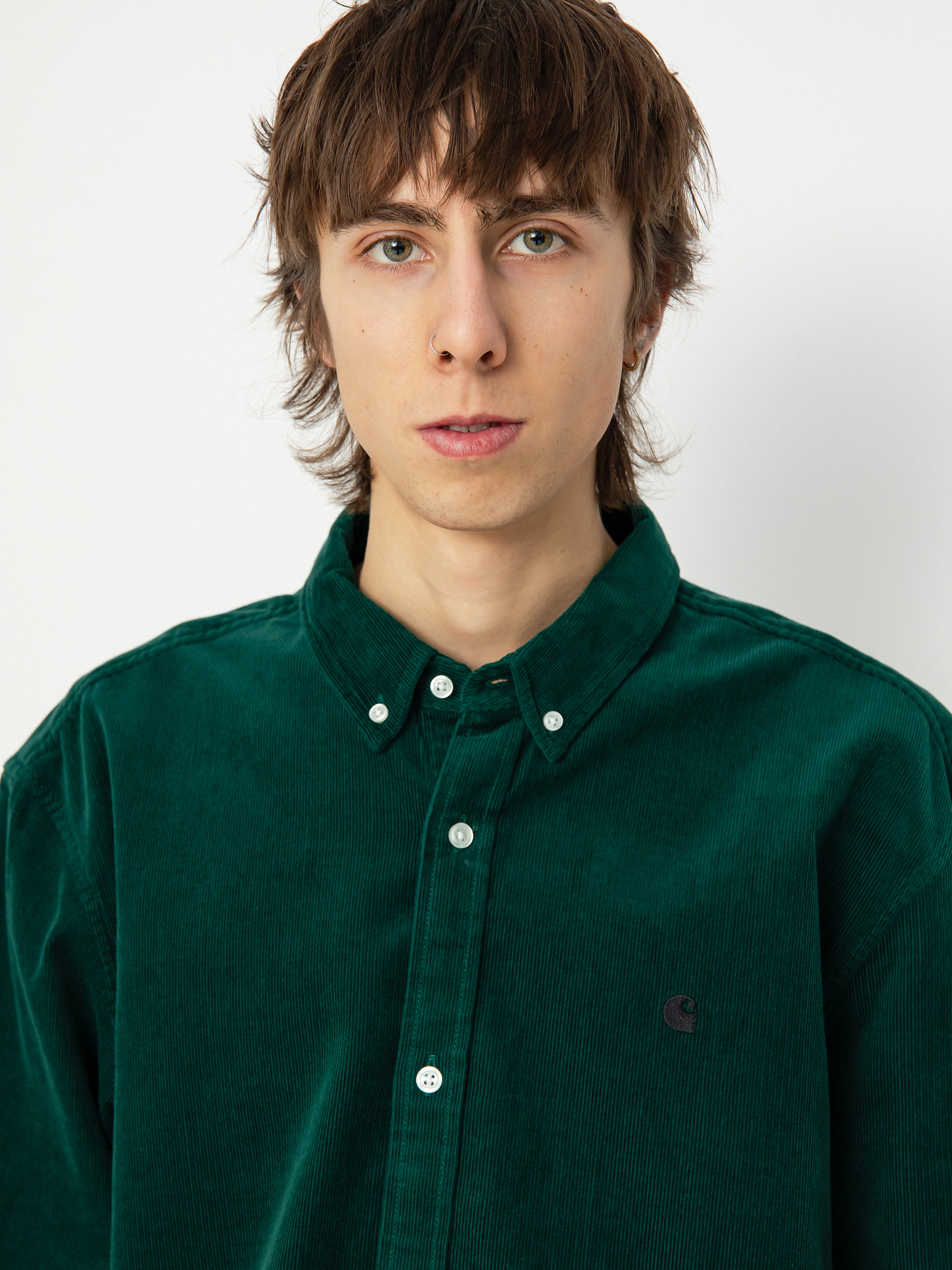 Carhartt WIP Madison Fine Cord Ing (chervil/black)