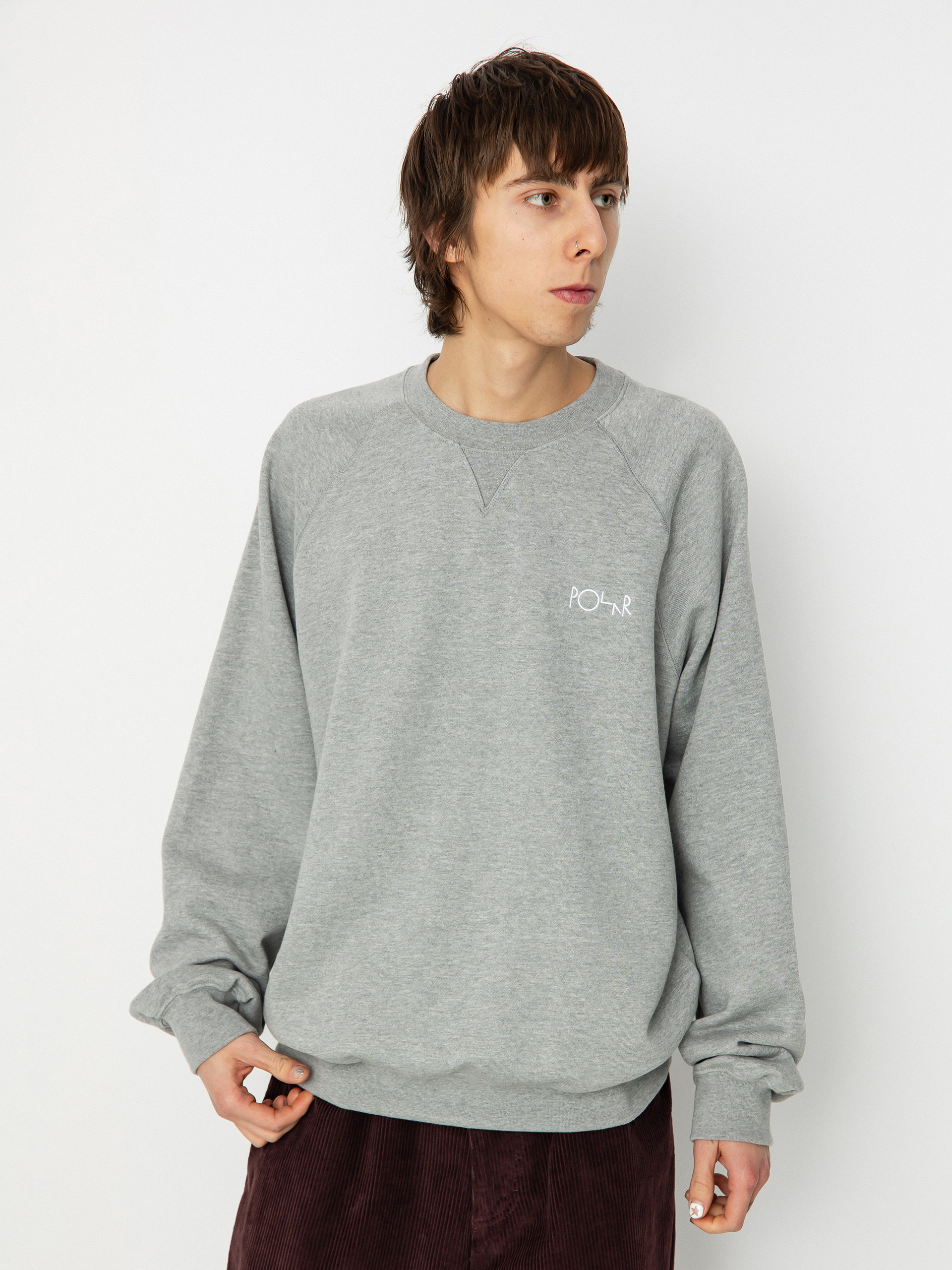 Polar Skate Default Pulóver (heather grey)