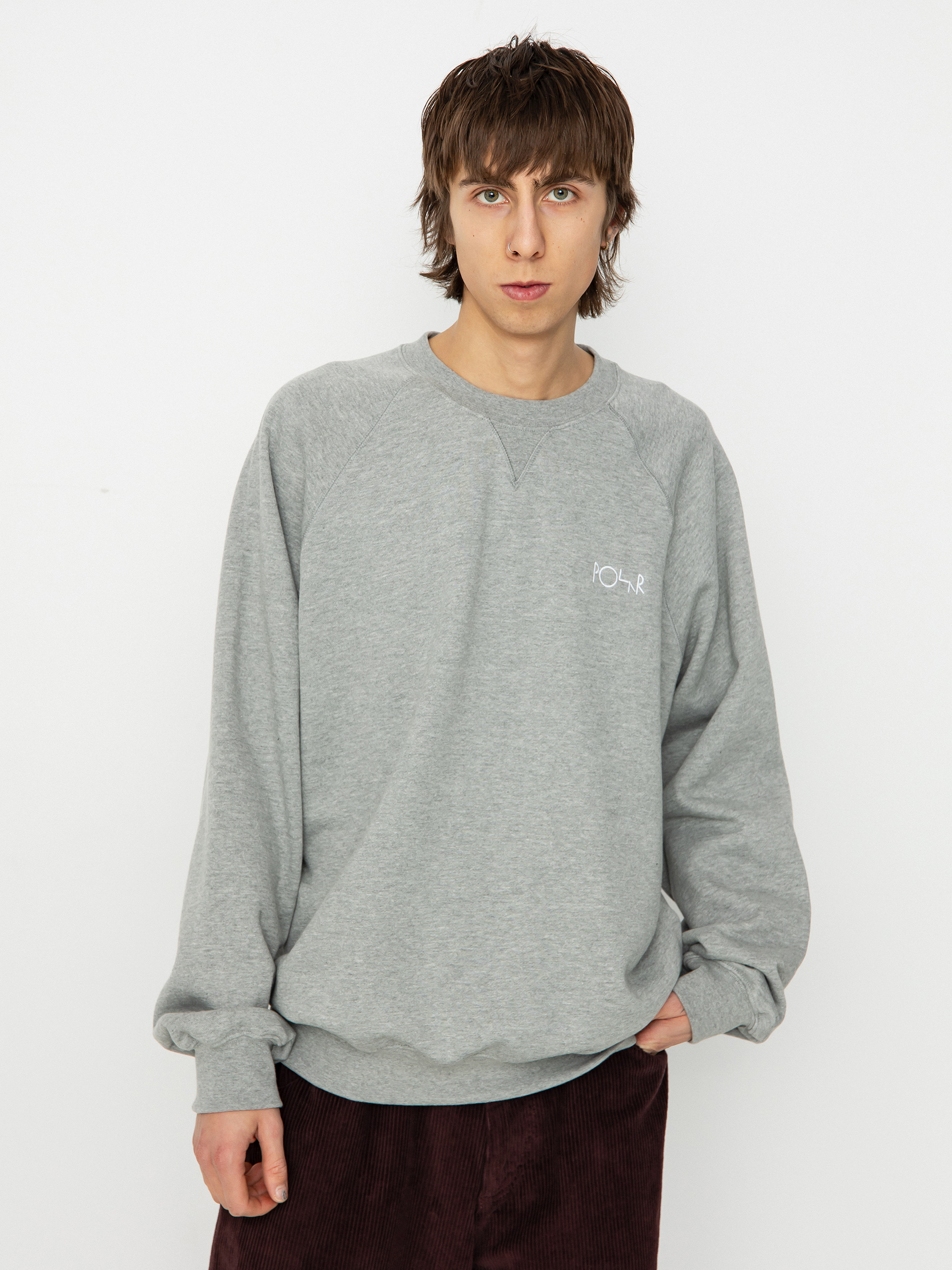 Polar Skate Default Pulóver (heather grey)