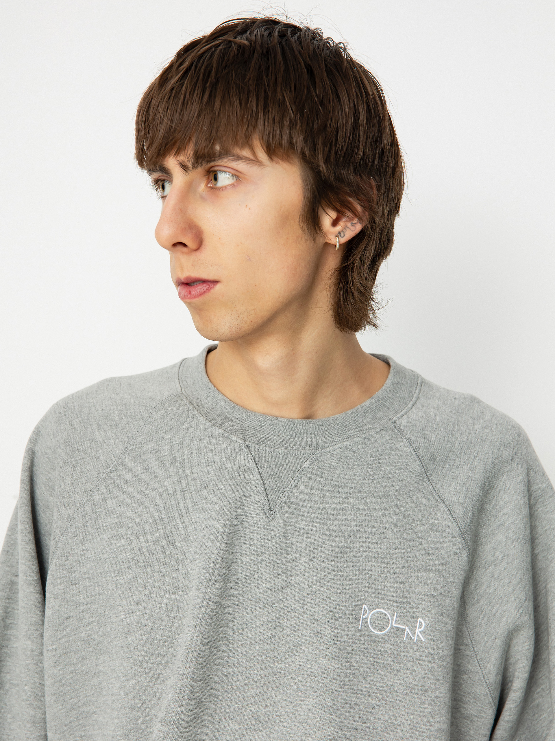 Polar Skate Default Pulóver (heather grey)