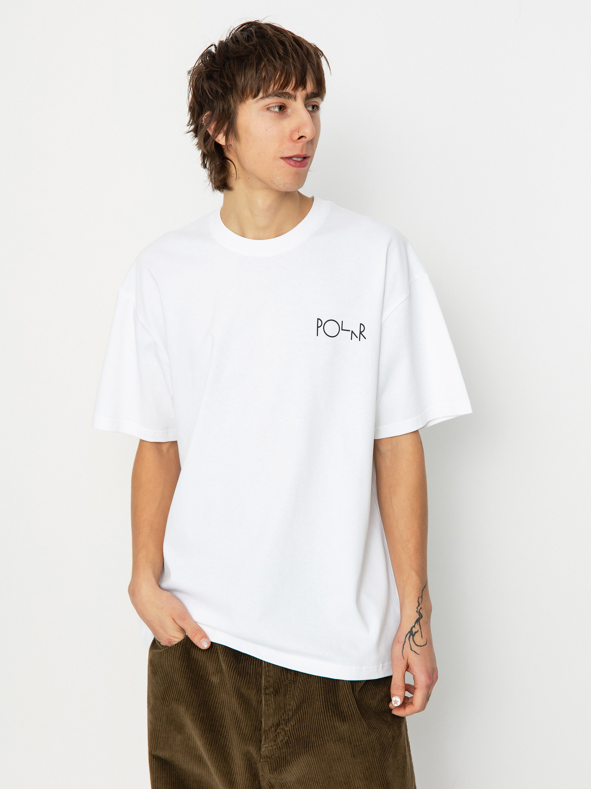 Polar Skate Fill Logo Póló (white)