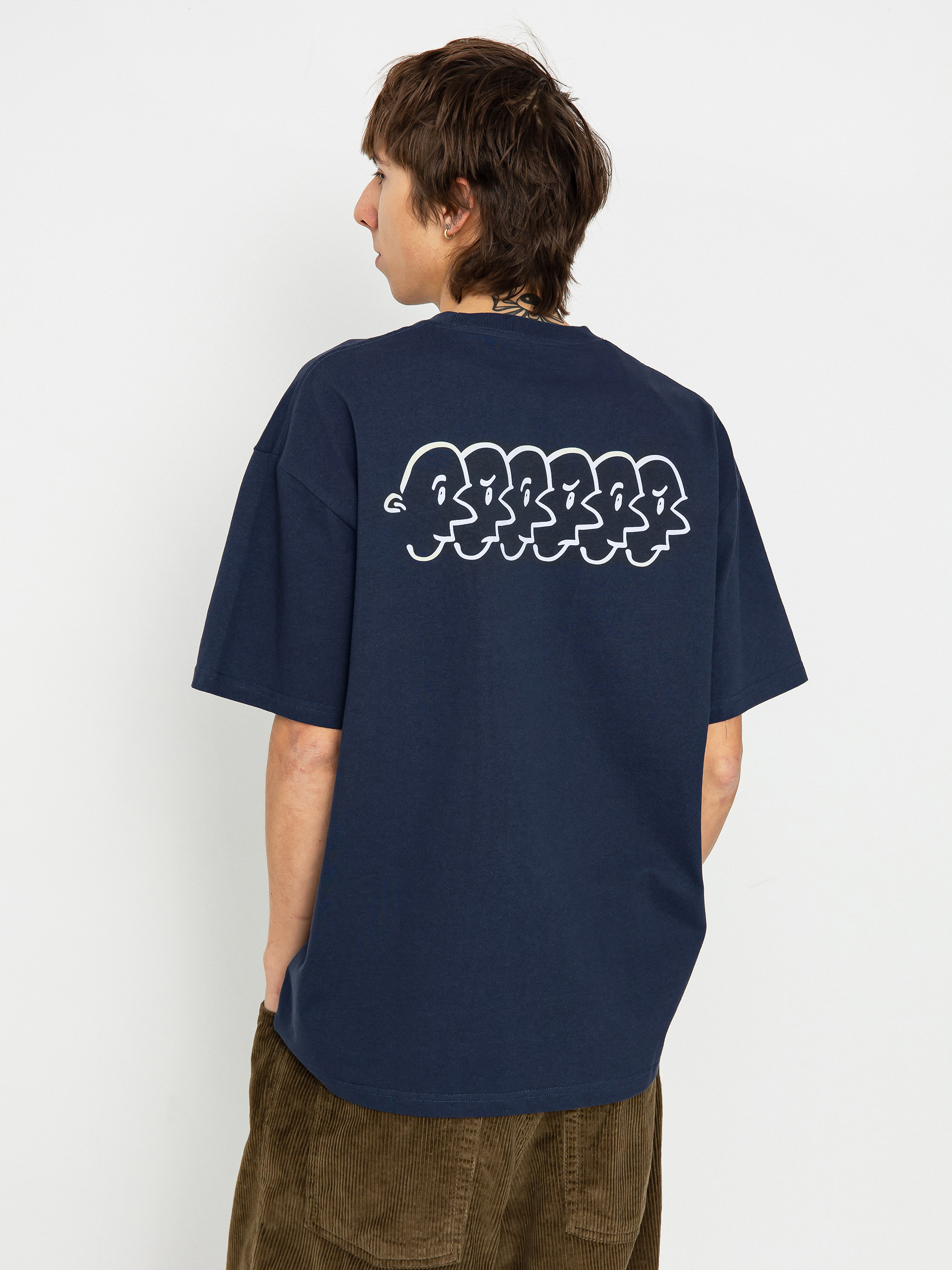 Polar Skate Faces Póló (new navy)