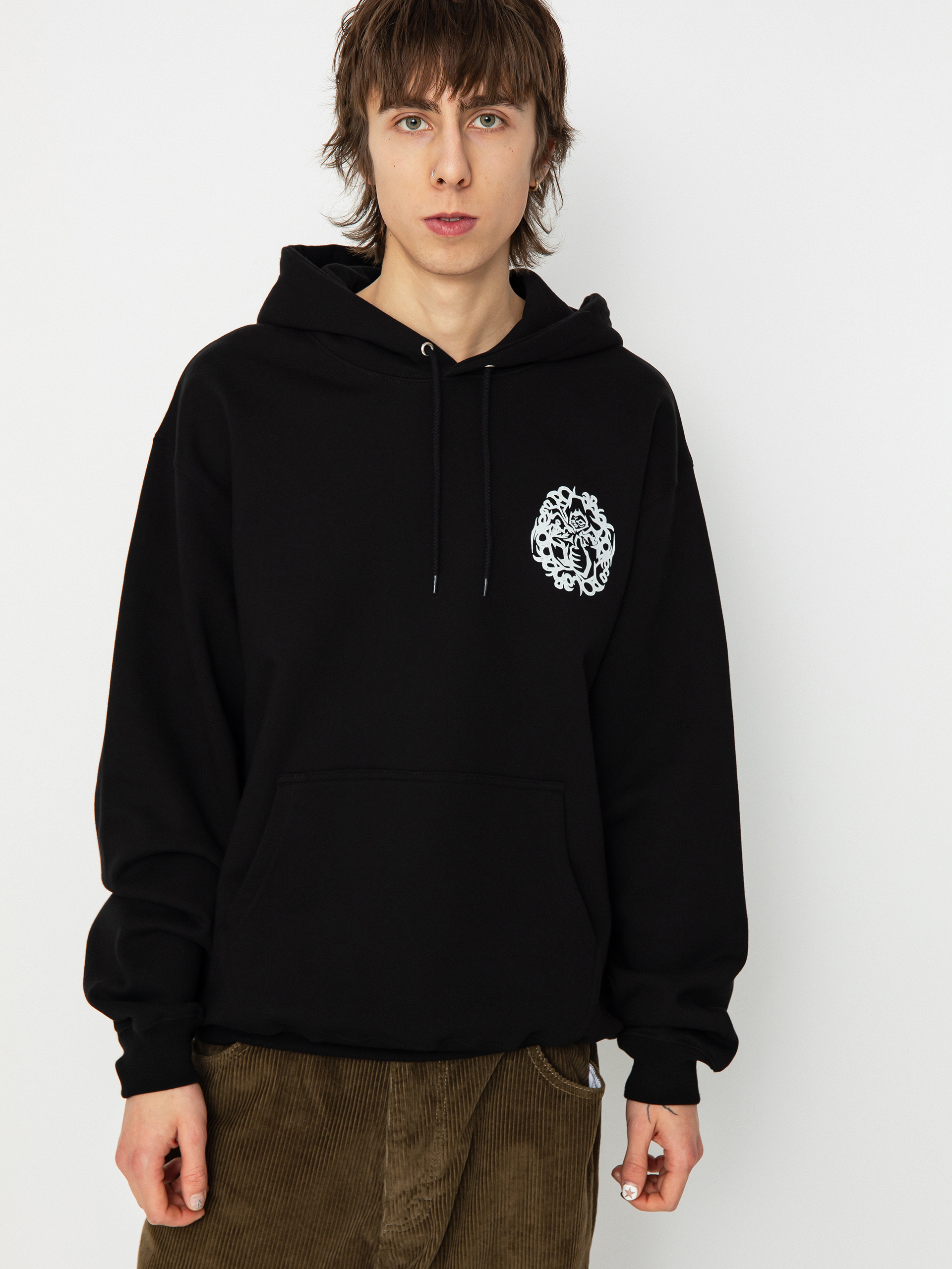 Polar Skate Hijack Dave HD Kapucnis pulóver (black)