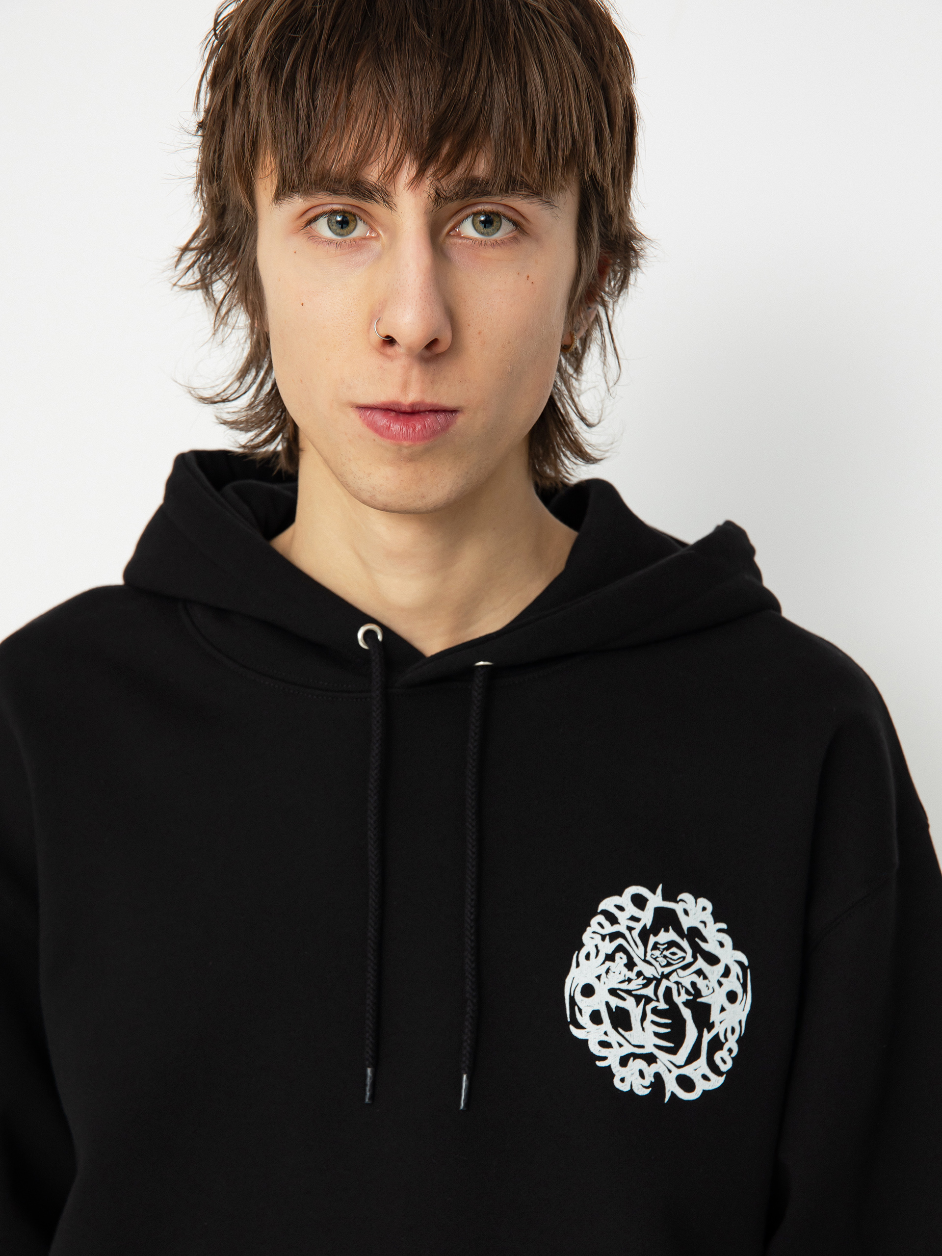 Polar Skate Hijack Dave HD Kapucnis pulóver (black)